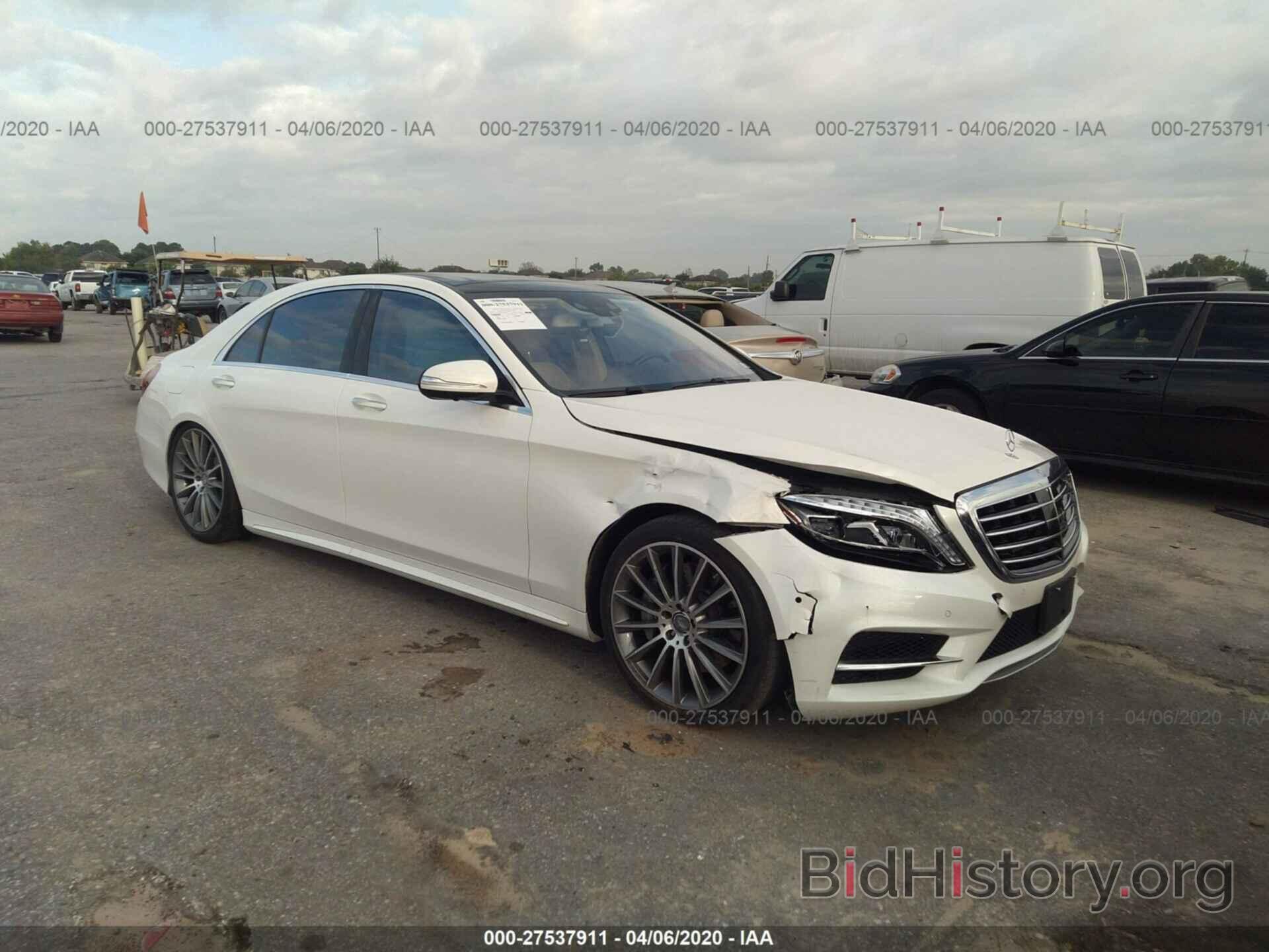 Фотография WDDUG8CB4GA254619 - MERCEDES-BENZ S-CLASS 2016