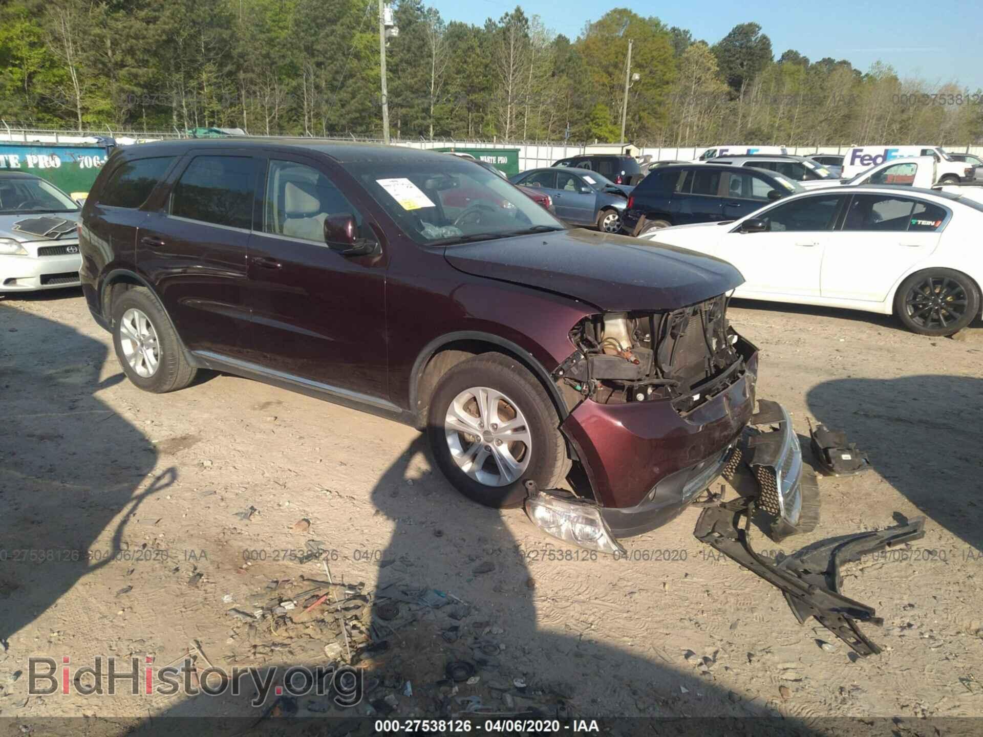 Photo 1C4RDHAG9CC330406 - DODGE DURANGO 2012