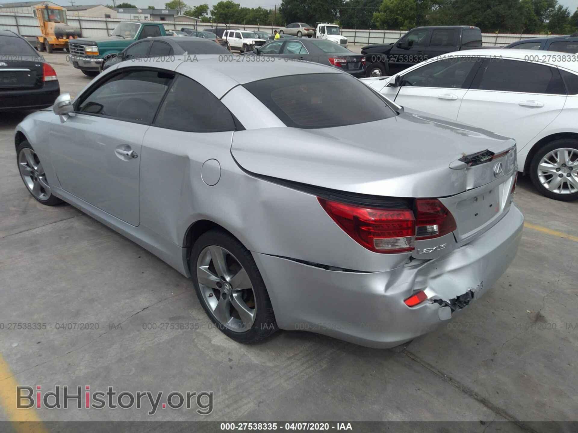 2010 LEXUS IS - VIN: JTHFE2C29A2501669 - Photo 3