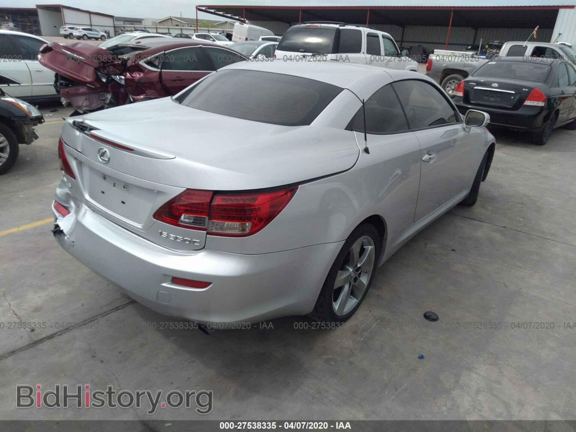 2010 LEXUS IS - VIN: JTHFE2C29A2501669 - Photo 4