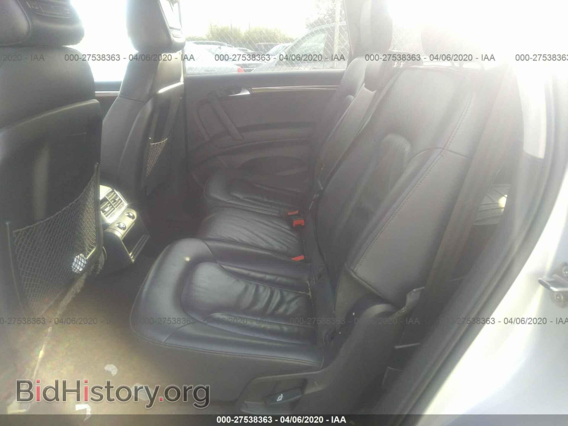2012 AUDI Q7 - VIN: WA1CGAFE5CD010533 - Фото 8