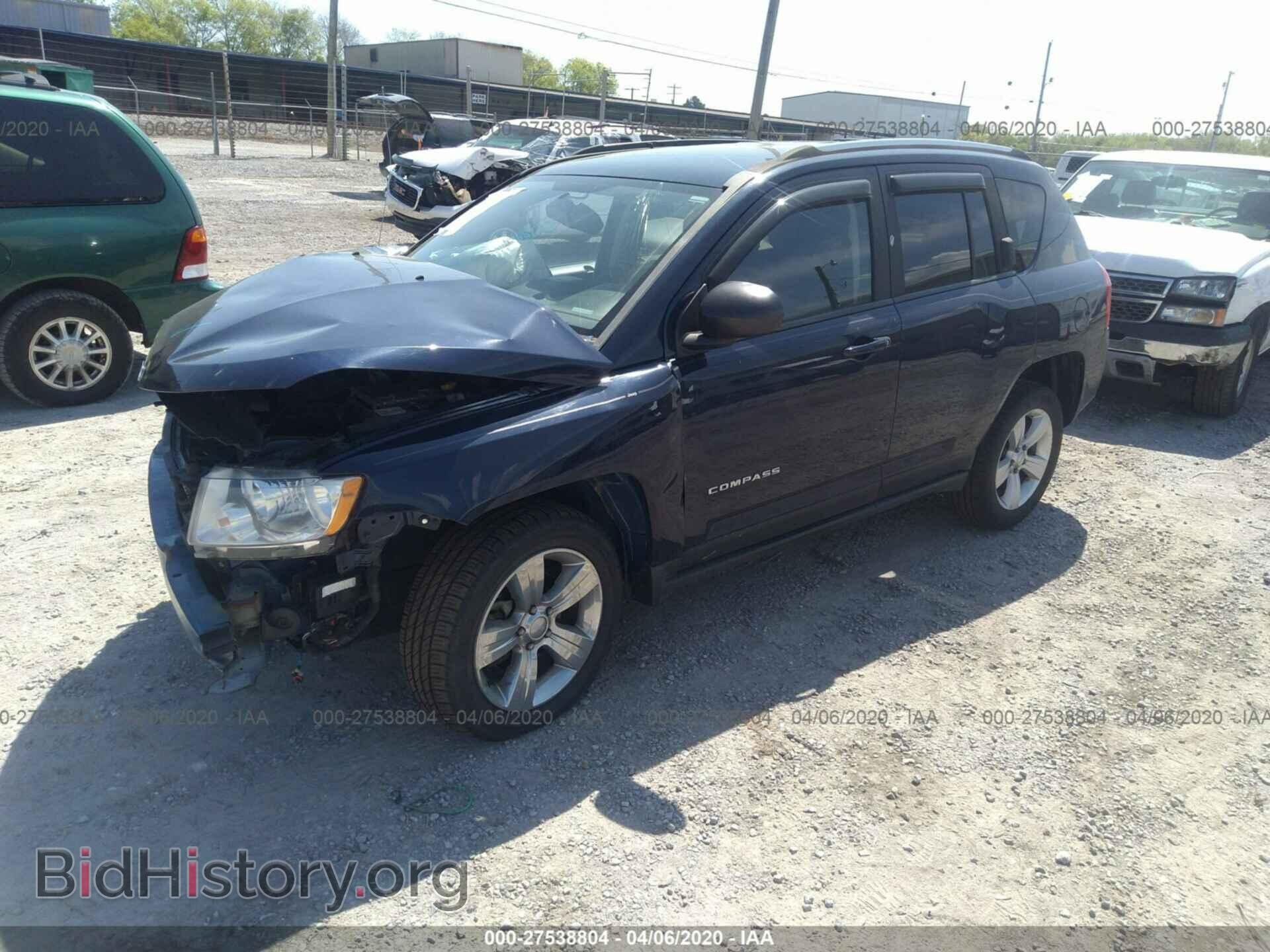 2013 JEEP COMPASS - VIN: 1C4NJCEB6DD205593 - Фото 2