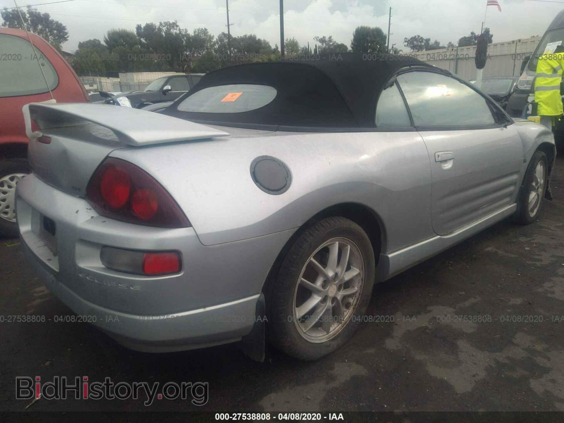 2001 MITSUBISHI ECLIPSE - VIN: 4A3AE55H01E003418 - Фото 4
