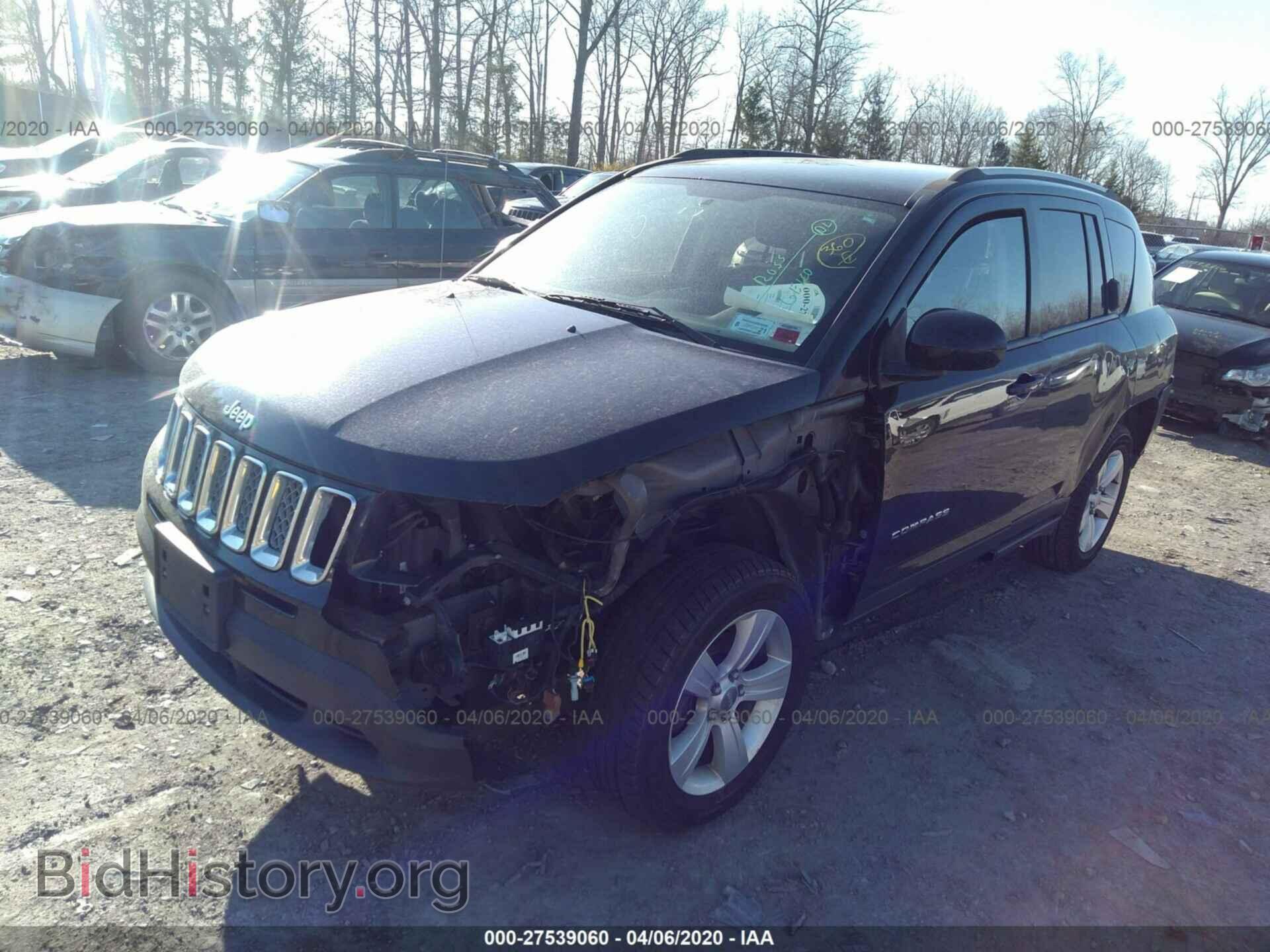 2015 JEEP COMPASS - VIN: 1C4NJDEB8FD409000 - Фото 2