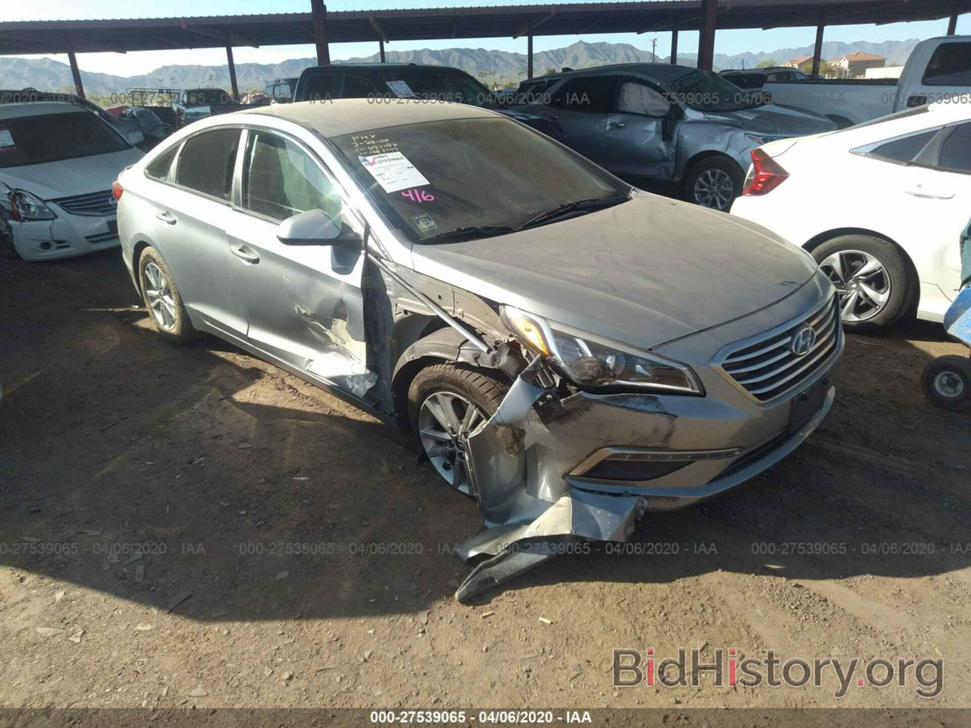 Photo 5NPE24AF1FH131489 - HYUNDAI SONATA 2015