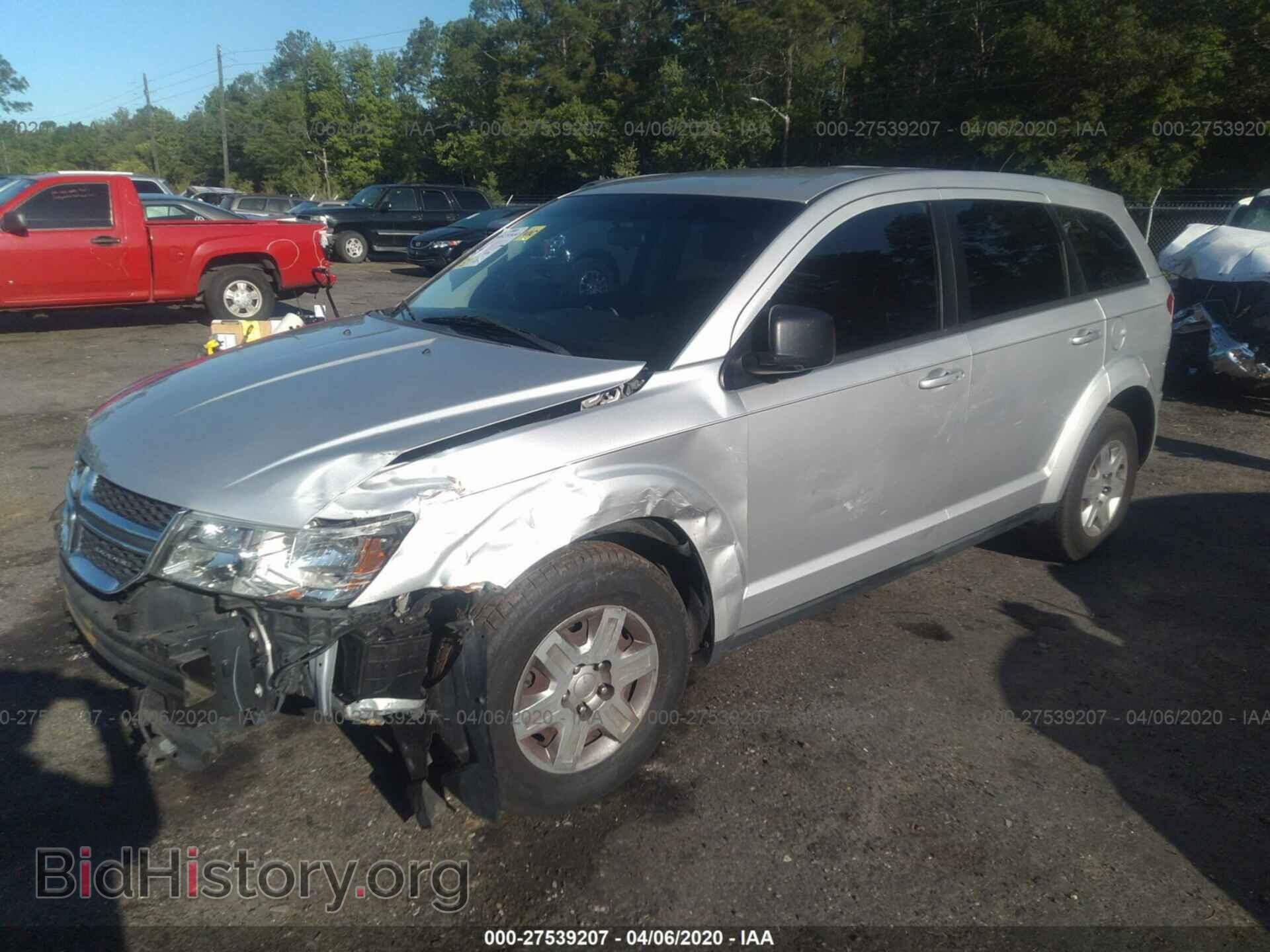 2012 DODGE JOURNEY - VIN: 3C4PDCAB2CT239173 - Фото 2