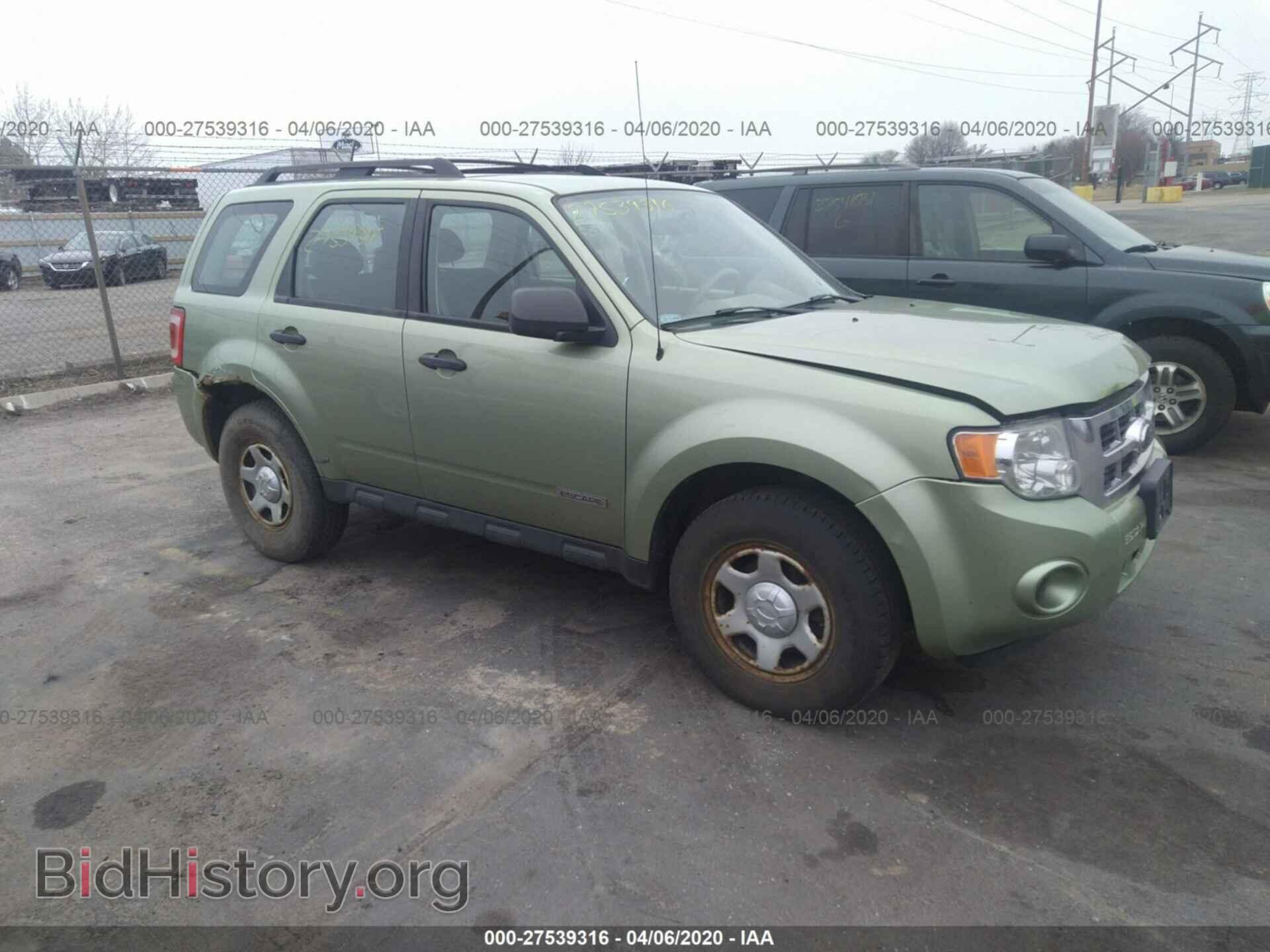 Photo 1FMCU02Z88KB83057 - FORD ESCAPE 2008