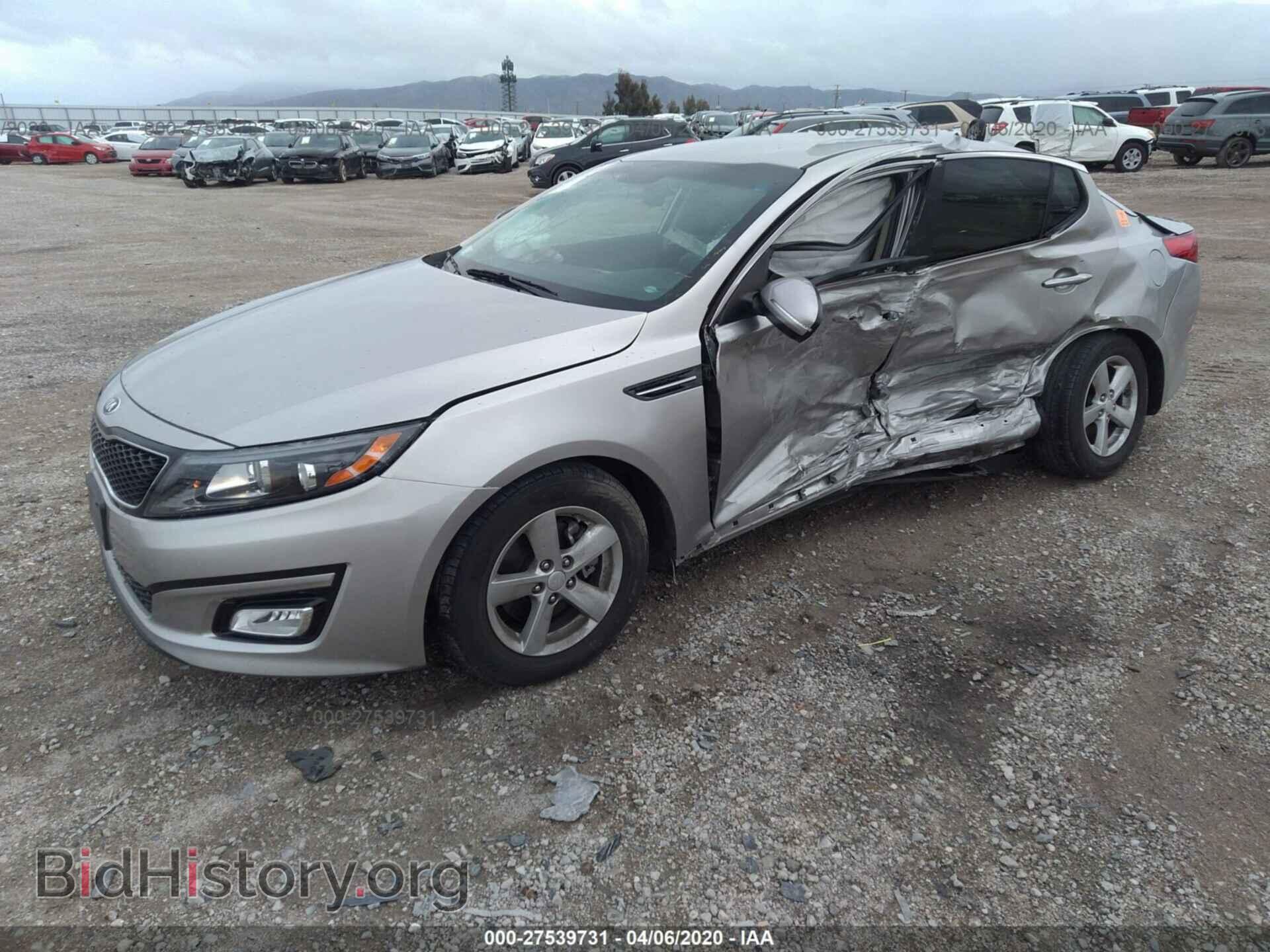2015 KIA OPTIMA - VIN: 5XXGM4A76FG479134 - Фото 2