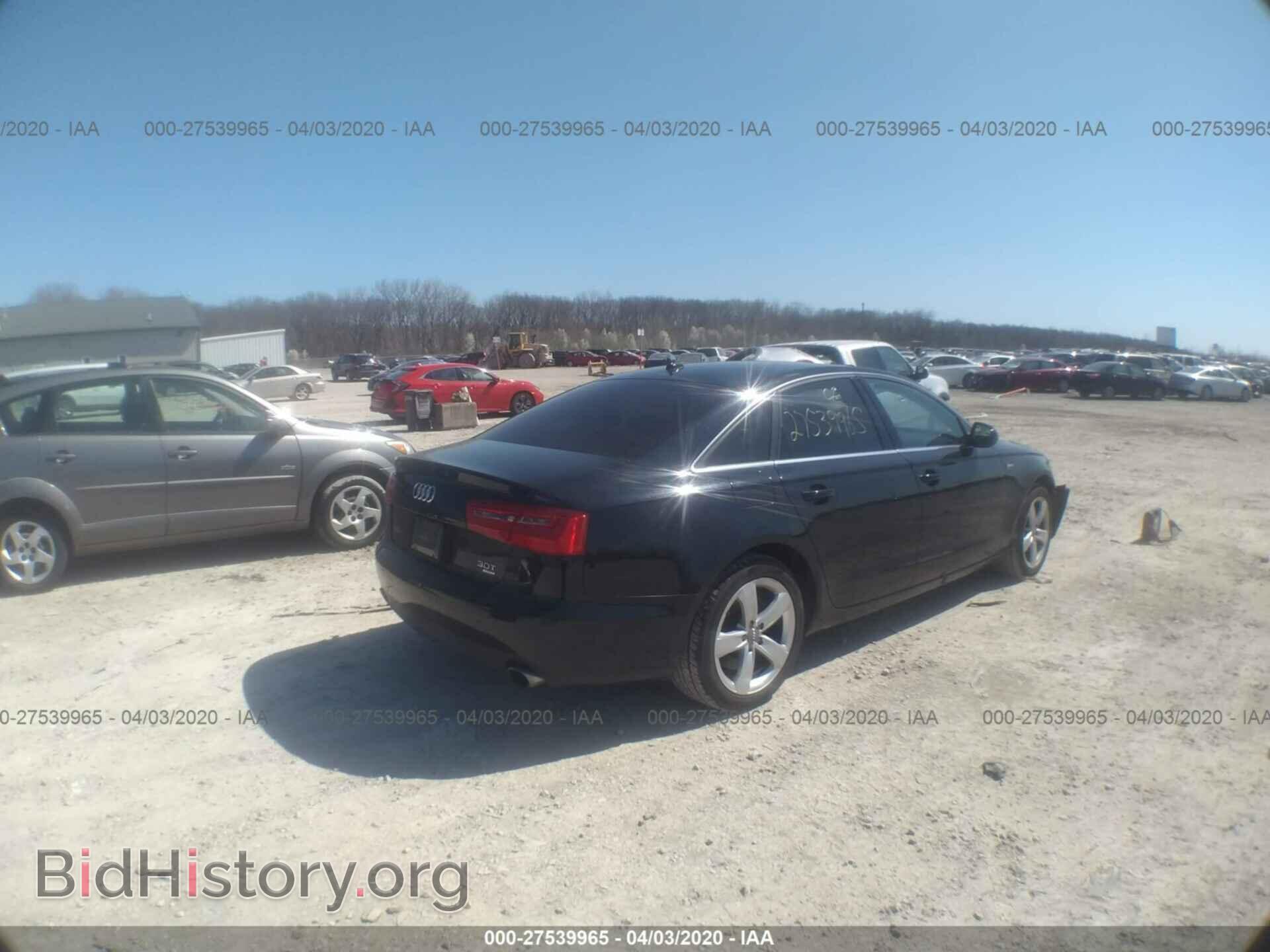 2012 AUDI A6 - VIN: WAUBGAFC2CN027457 - Фото 4
