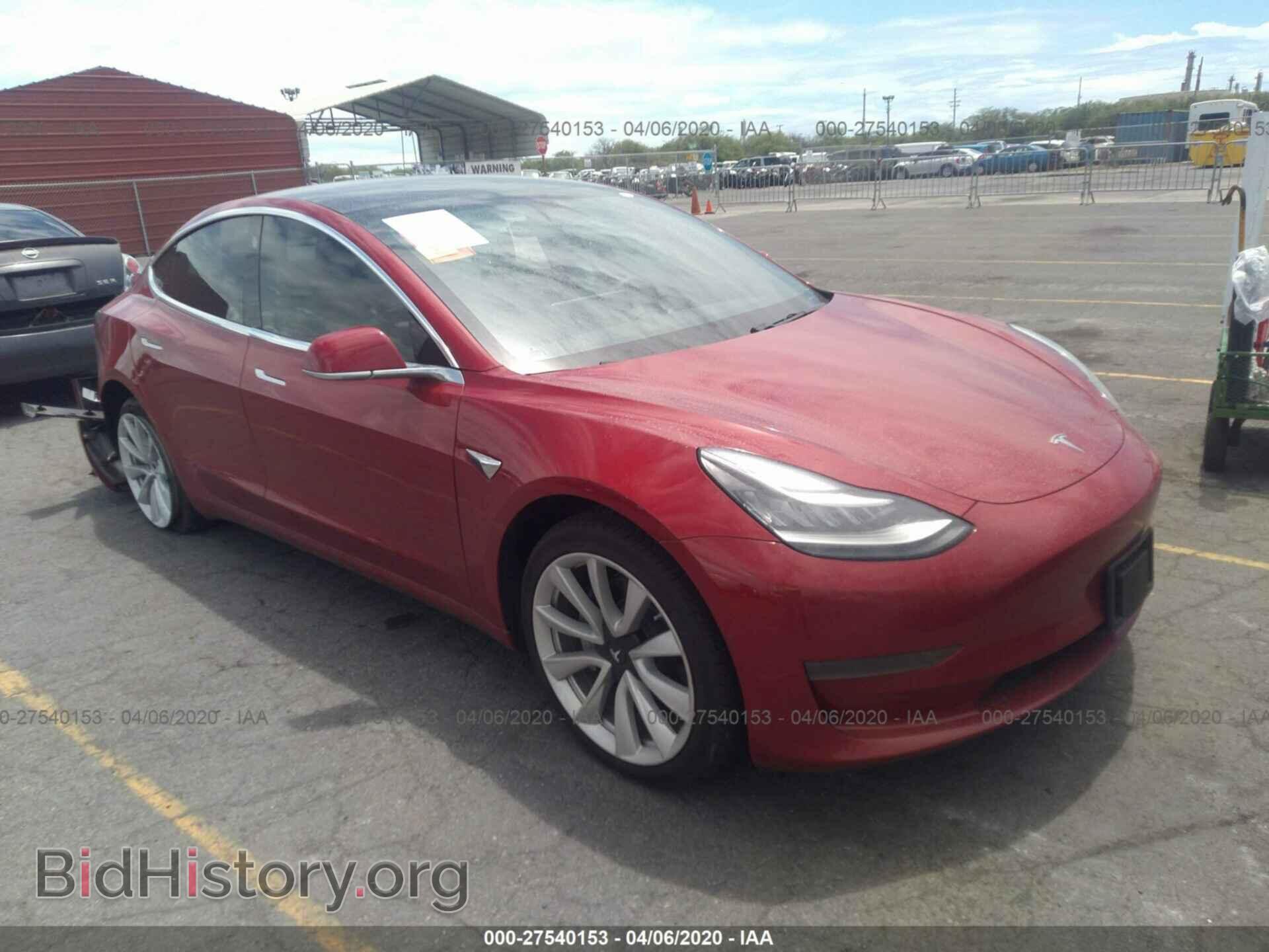 Photo 5YJ3E1EA0KF428385 - TESLA MODEL 3 2019