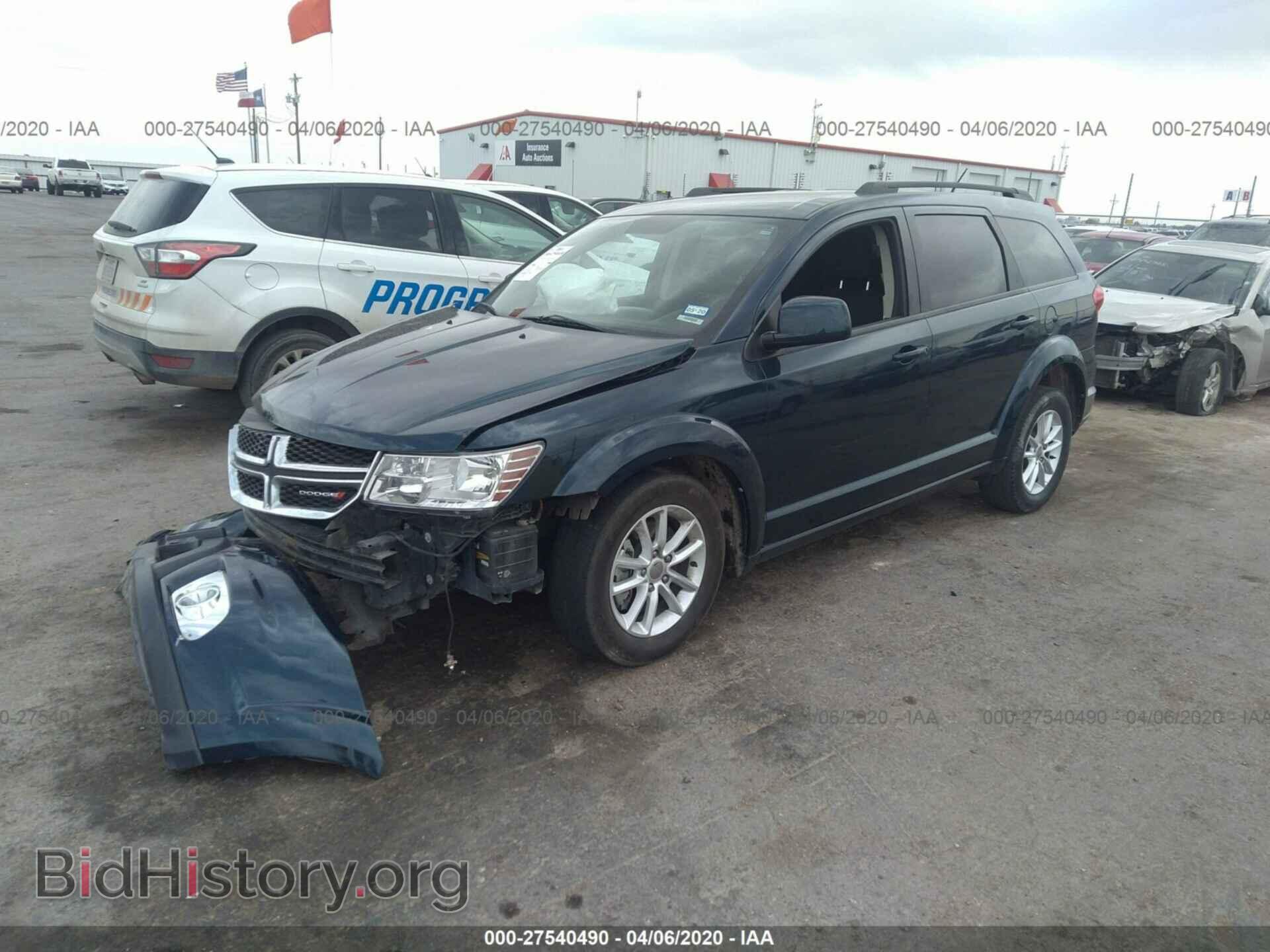 2014 DODGE JOURNEY - VIN: 3C4PDCBB6ET252476 - Фото 2