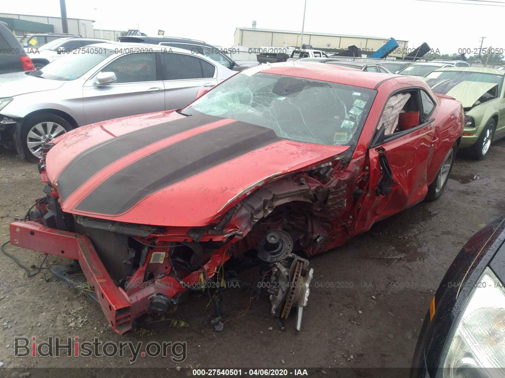 2010 CHEVROLET CAMARO - VIN: 2G1FB1EV7A9212506 - Фото 2