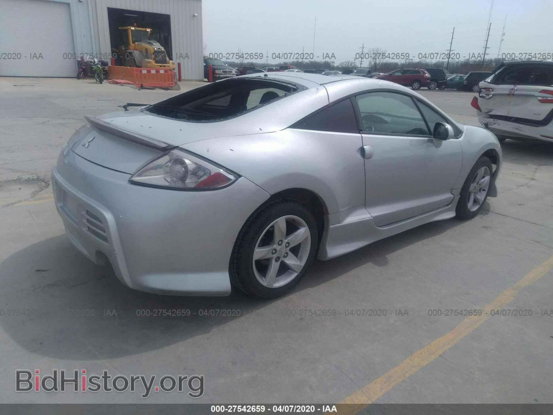 2007 MITSUBISHI ECLIPSE - VIN: 4A3AK24F77E028025 - Фото 4