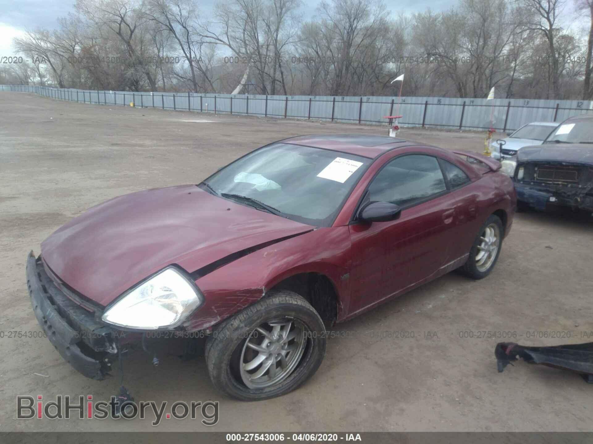 2002 MITSUBISHI ECLIPSE - VIN: 4A3AC54H32E106180 - Photo 2