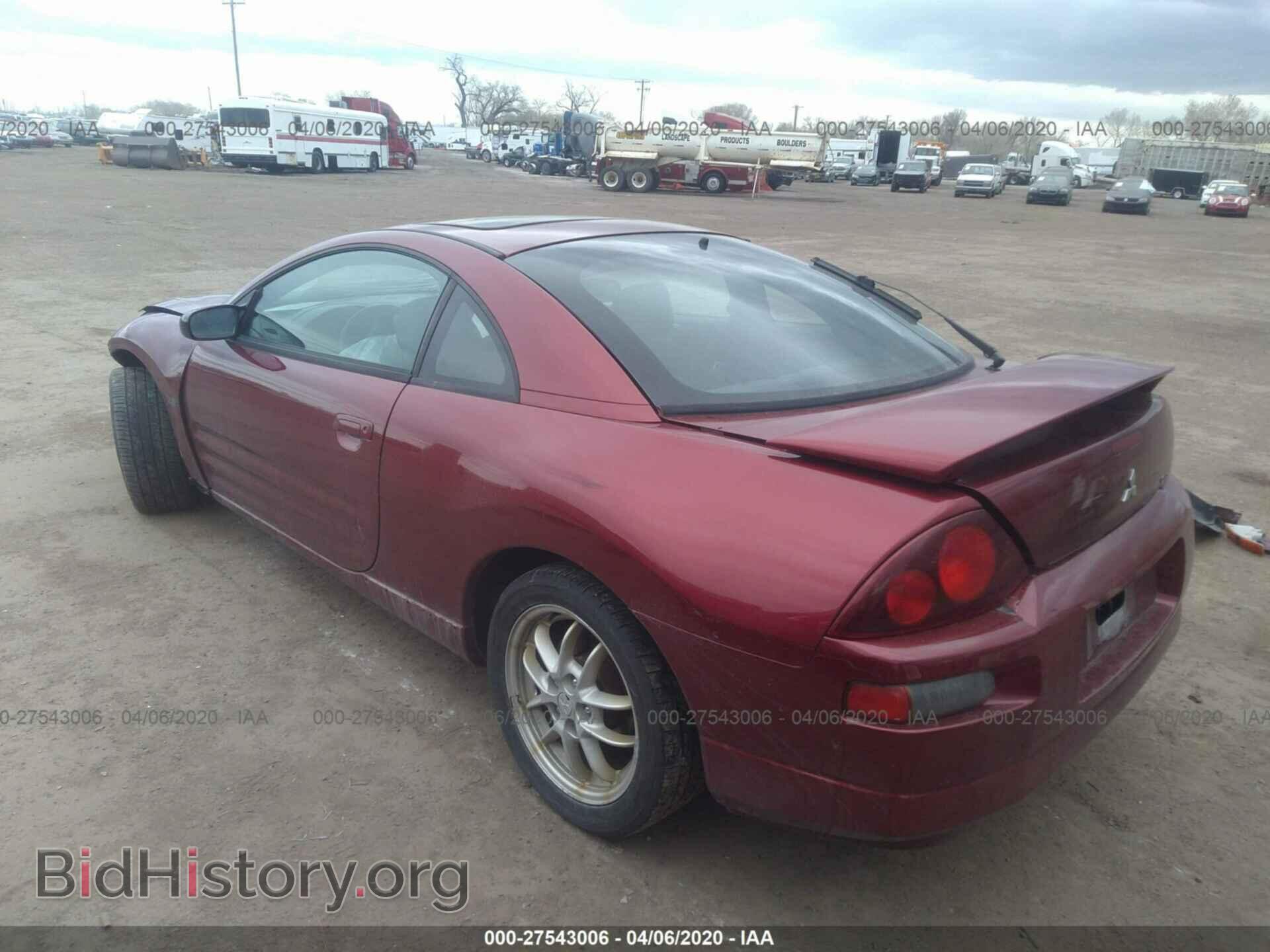 2002 MITSUBISHI ECLIPSE - VIN: 4A3AC54H32E106180 - Photo 3
