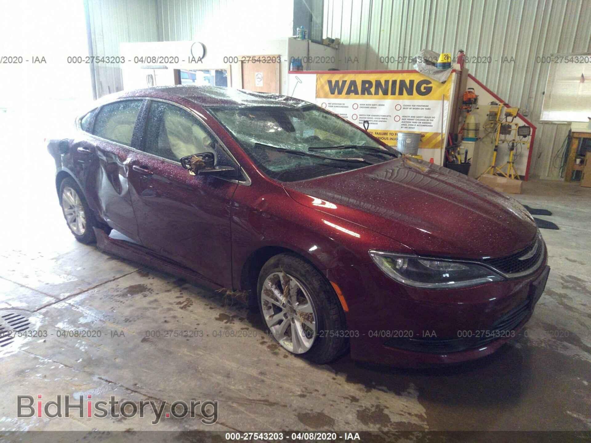 Photo 1C3CCCFB7GN186409 - CHRYSLER 200 2016