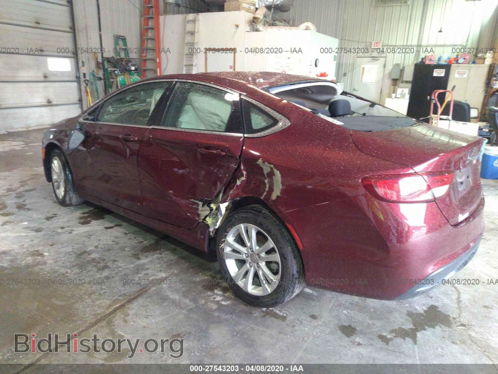 2016 CHRYSLER 200 - VIN: 1C3CCCFB7GN186409 - Фото 3