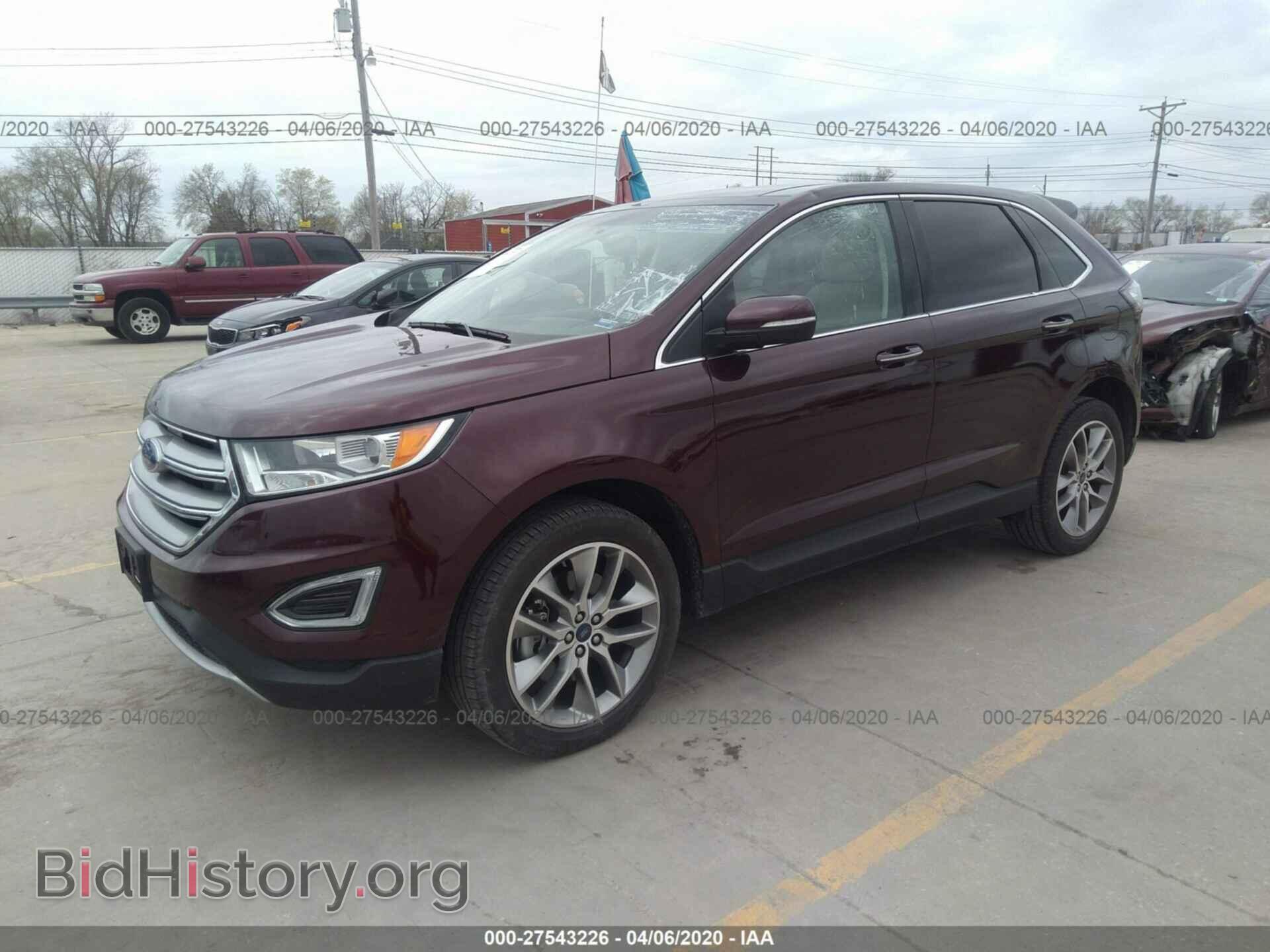 2017 FORD EDGE - VIN: 2FMPK3K80HBC11802 - Фото 2