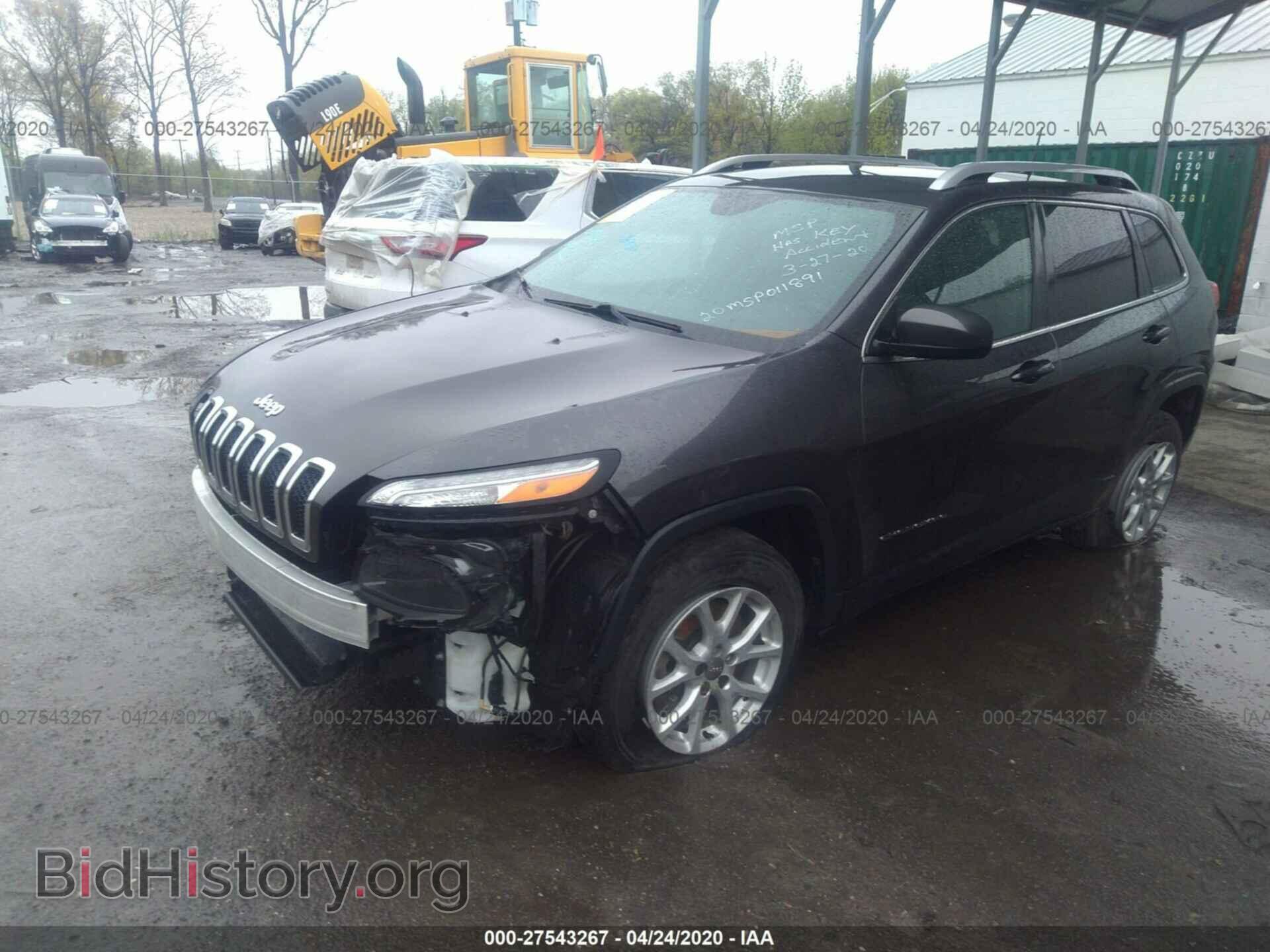 2016 JEEP CHEROKEE - VIN: 1C4PJMCB2GW334148 - Фото 2