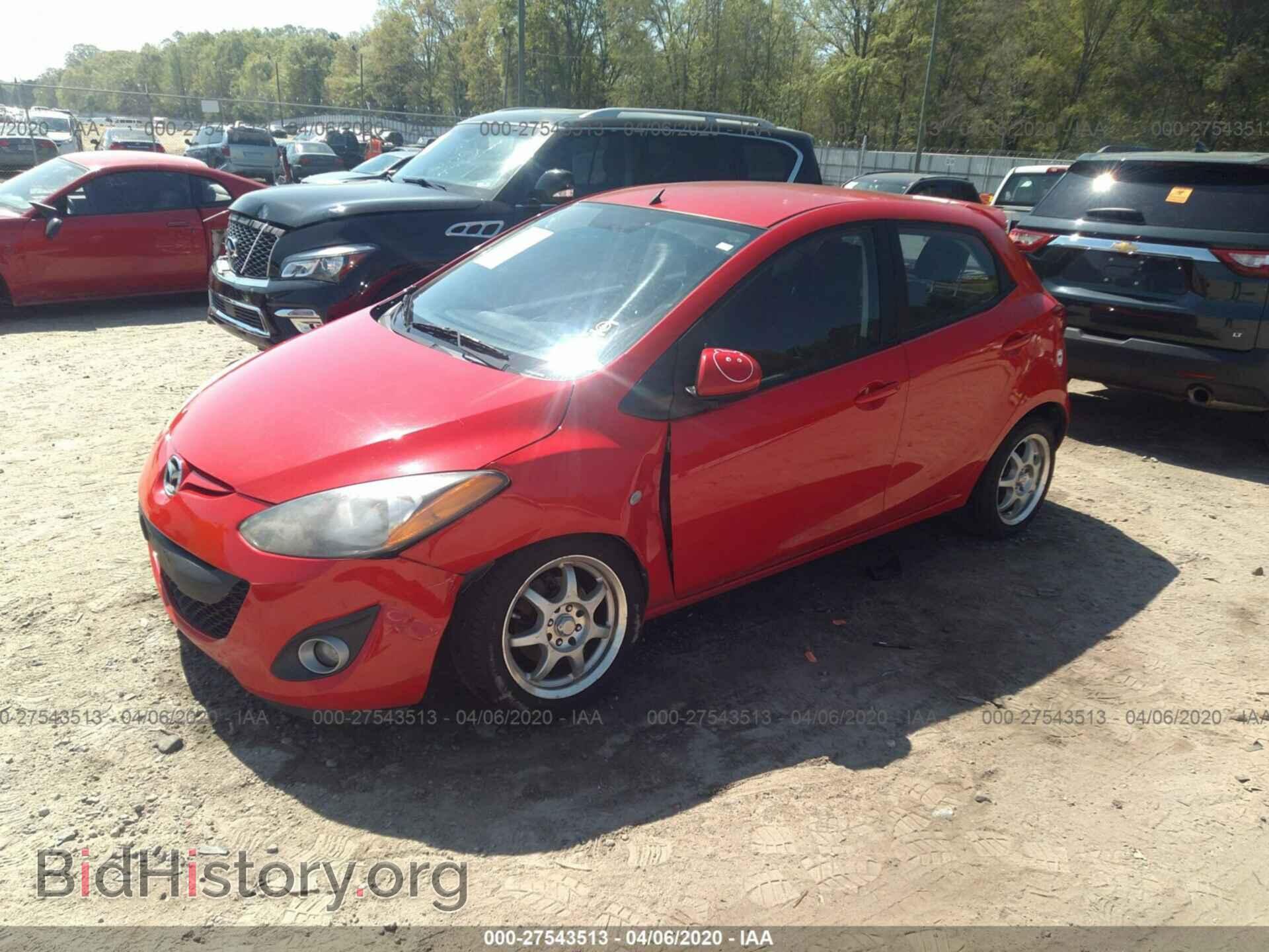 2011 MAZDA MAZDA2 - VIN: JM1DE1HY3B0102091 - Фото 2