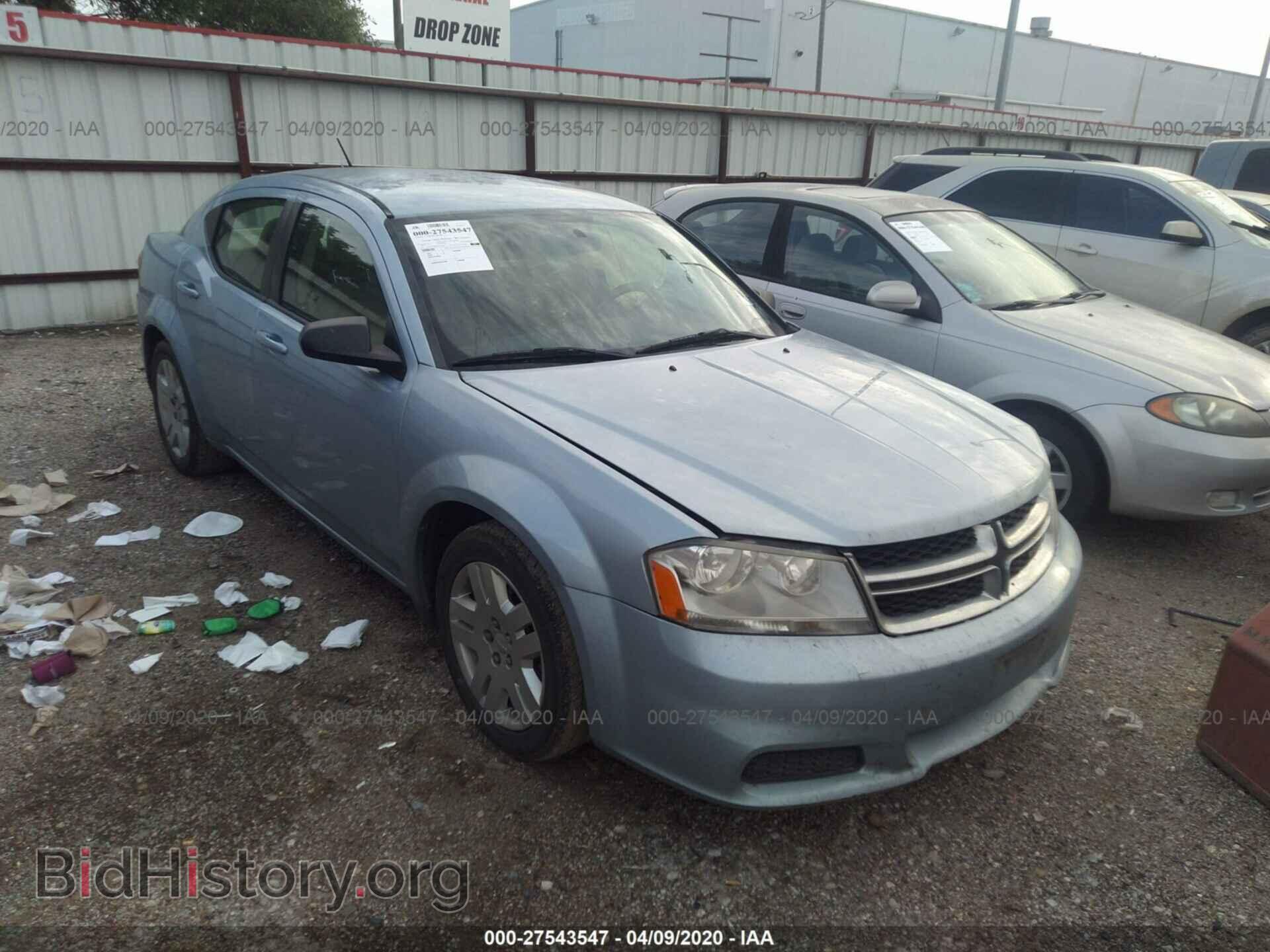 Фотография 1C3CDZAG4DN756459 - DODGE AVENGER 2013