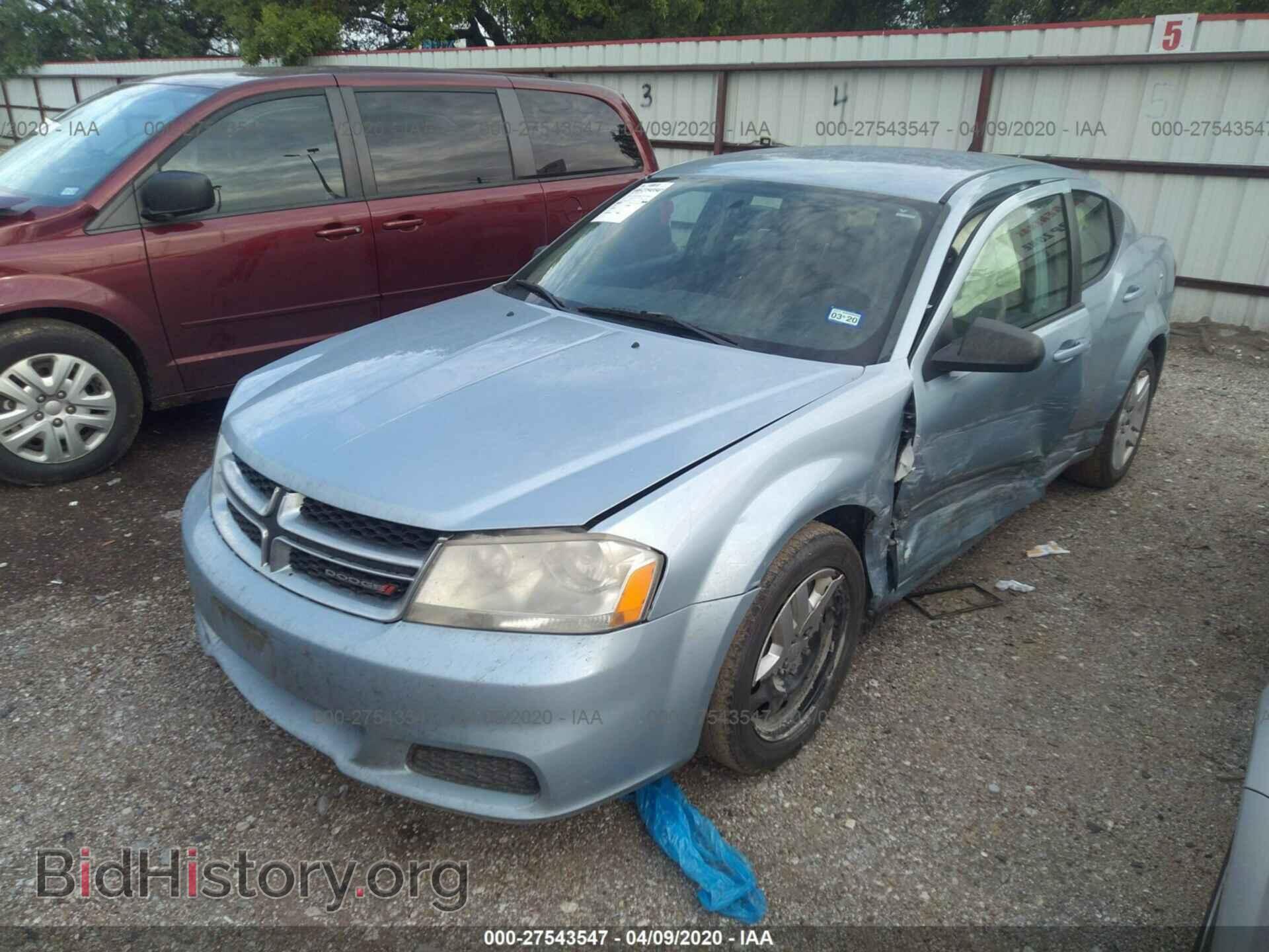 2013 DODGE AVENGER - VIN: 1C3CDZAG4DN756459 - Фото 2