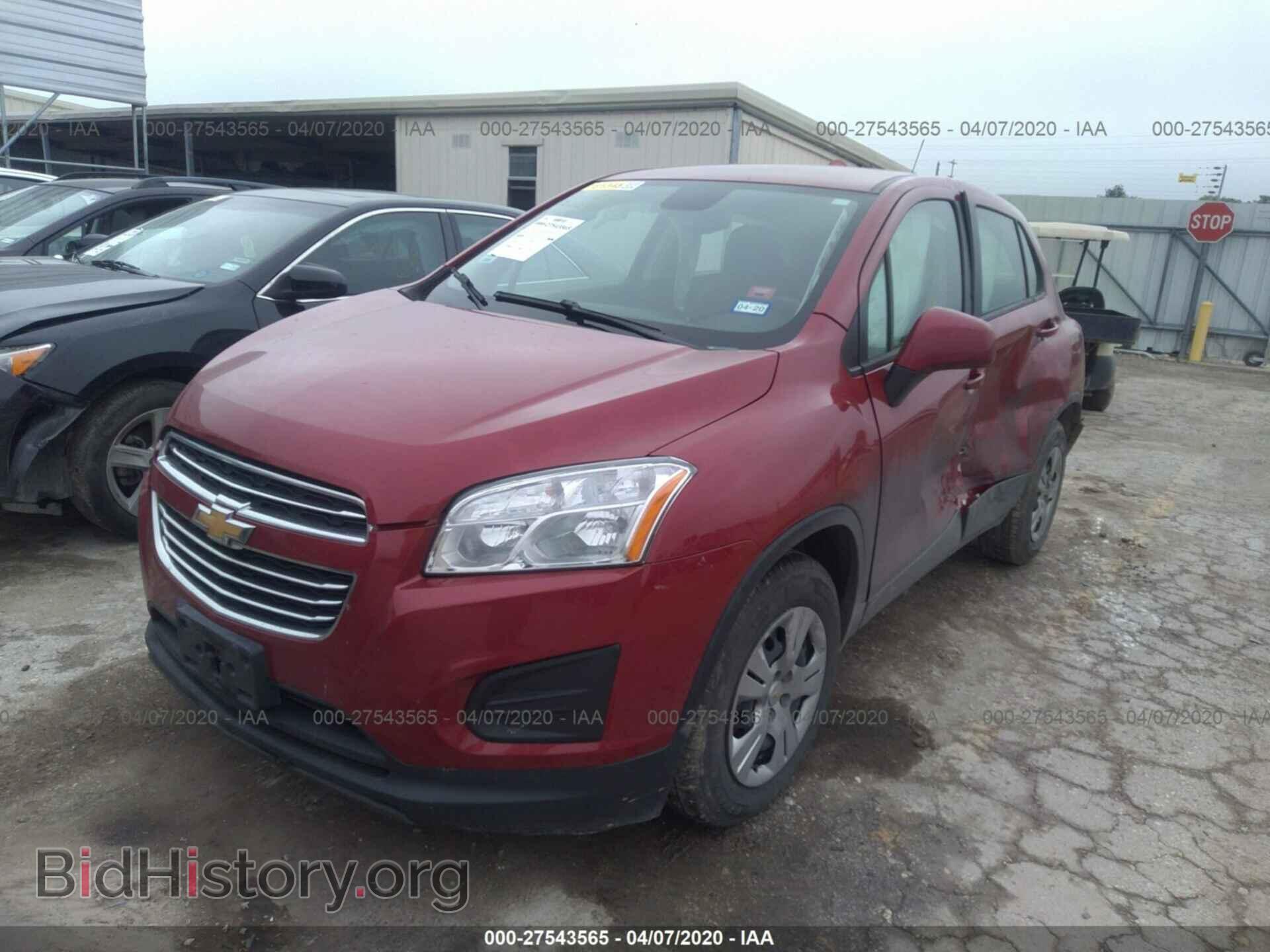 2015 CHEVROLET TRAX - VIN: KL7CJKSB2FB197719 - Фото 2