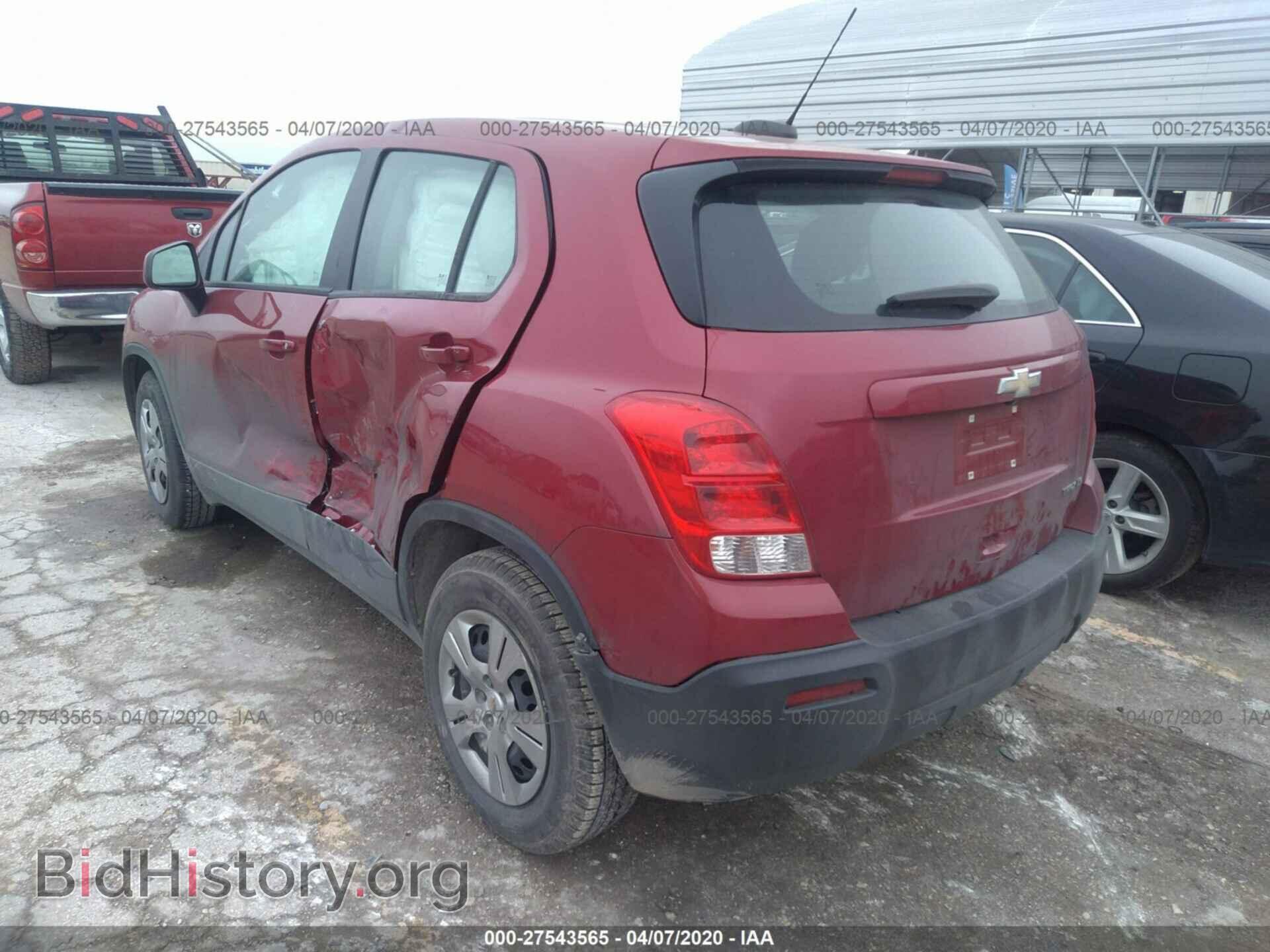 2015 CHEVROLET TRAX - VIN: KL7CJKSB2FB197719 - Фото 3