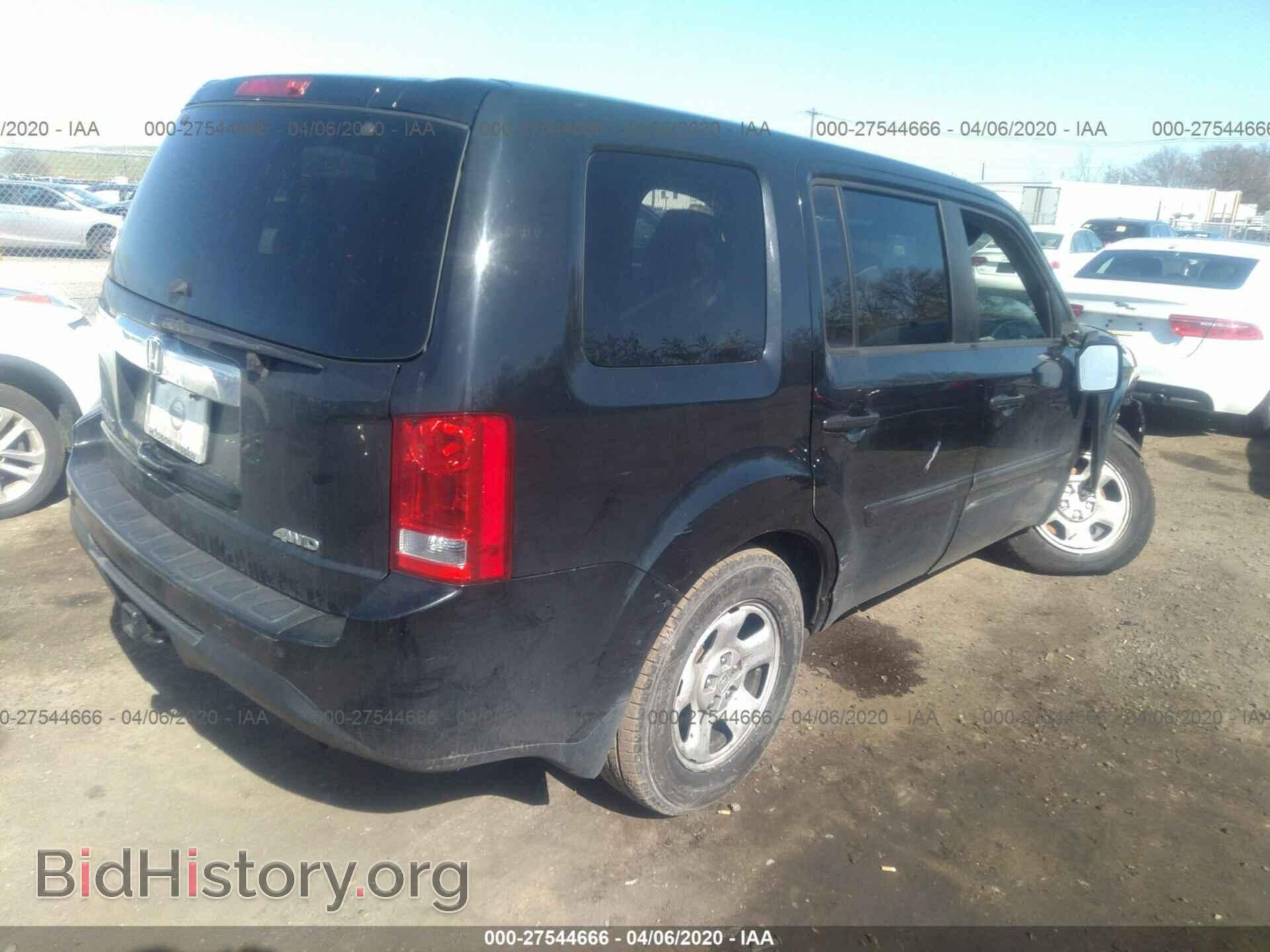 2012 HONDA PILOT - VIN: 5FNYF4H24CB083551 - Фото 4