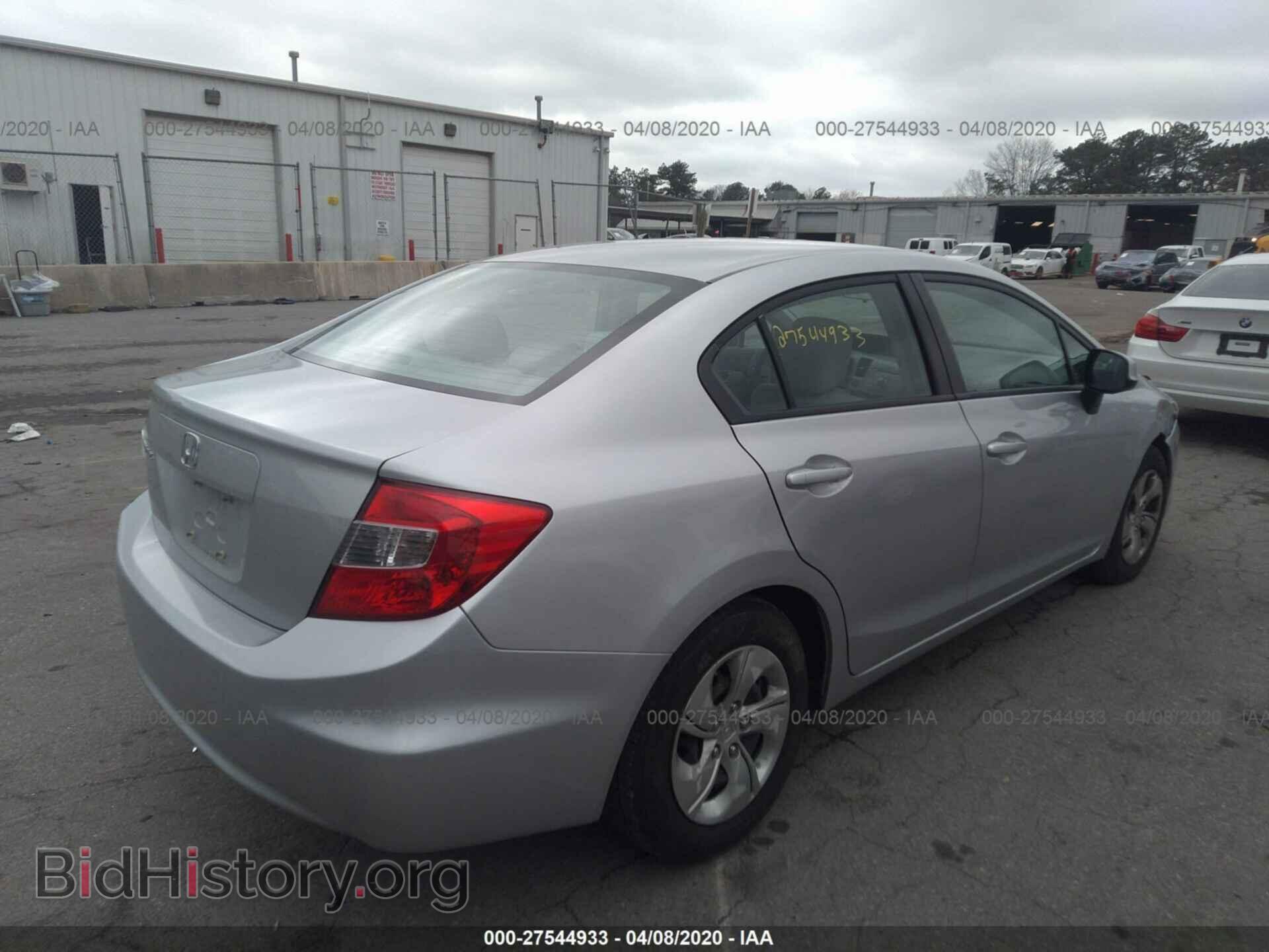2012 HONDA CIVIC - VIN: 19XFB2F53CE342363 - Фото 4