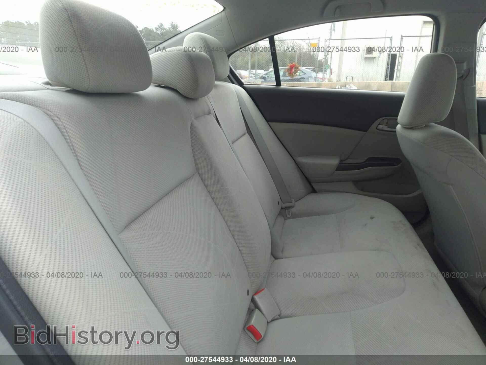 2012 HONDA CIVIC - VIN: 19XFB2F53CE342363 - Фото 8