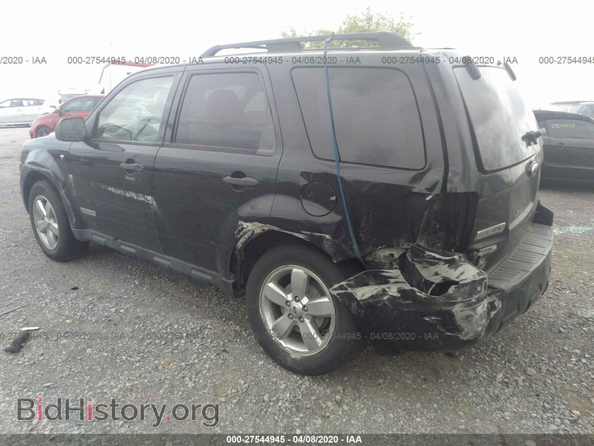 2008 FORD ESCAPE - VIN: 1FMCU03158KD92619 - Фото 3
