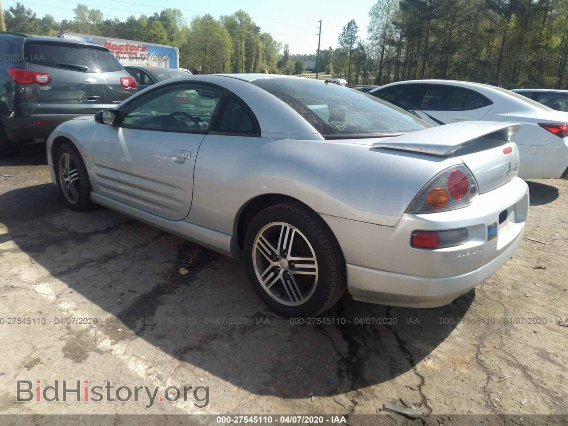 2003 MITSUBISHI ECLIPSE - VIN: 4A3AC74H03E207514 - Фото 3