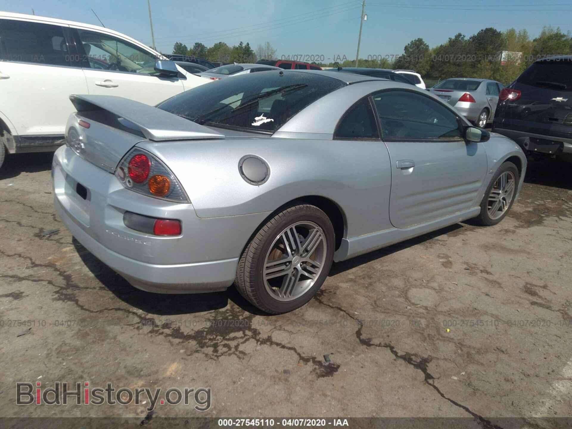 2003 MITSUBISHI ECLIPSE - VIN: 4A3AC74H03E207514 - Фото 4