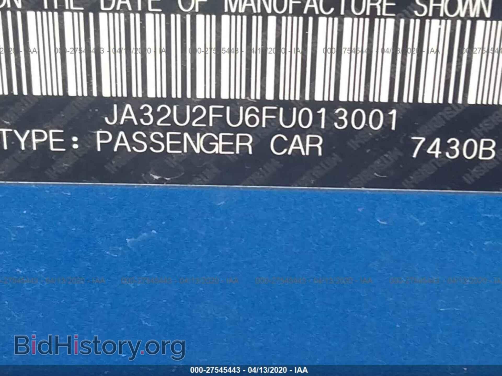2015 MITSUBISHI LANCER - VIN: JA32U2FU6FU013001 - Фото 9