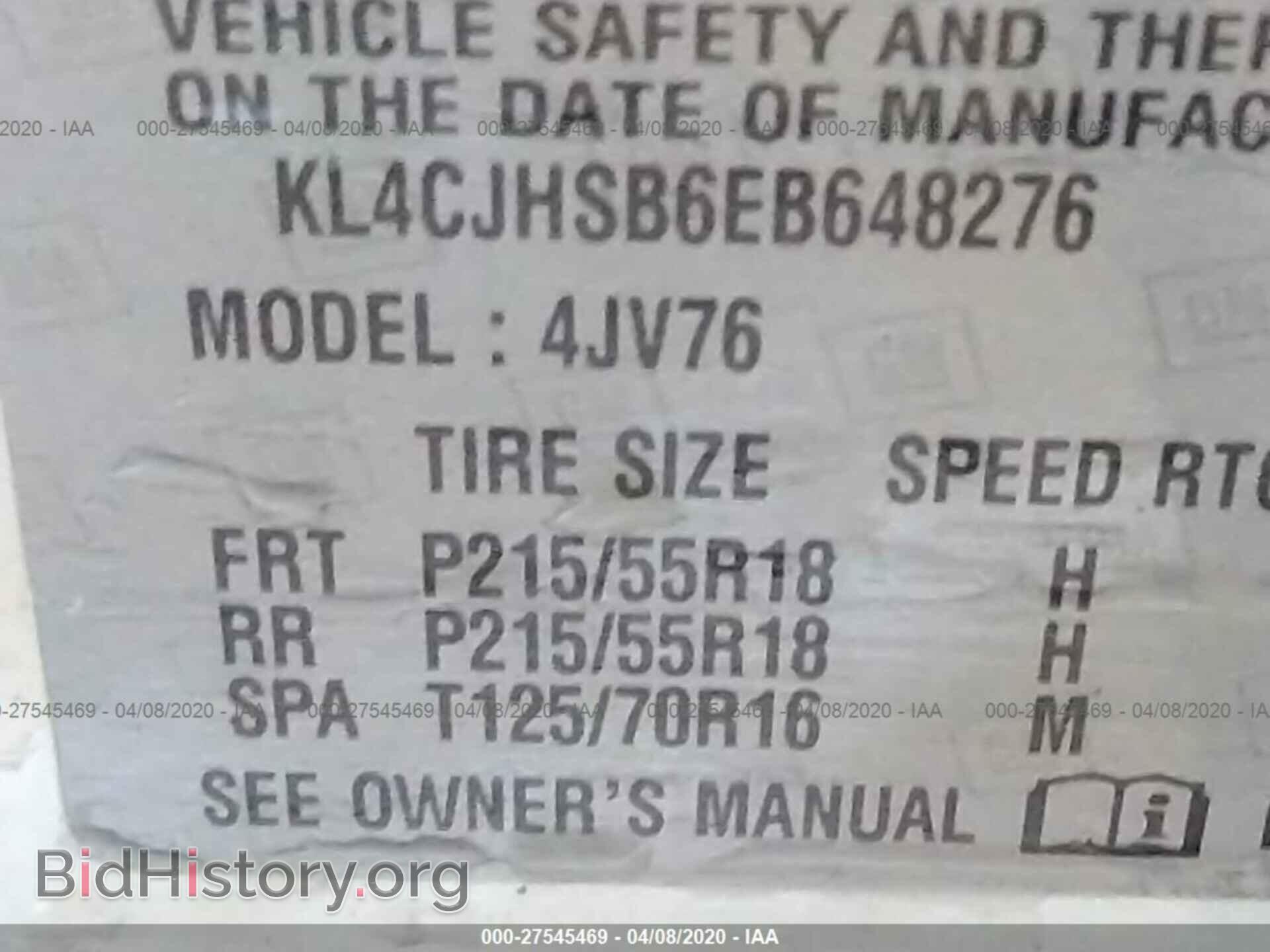 2014 BUICK ENCORE - VIN: KL4CJHSB6EB648276 - Фото 9