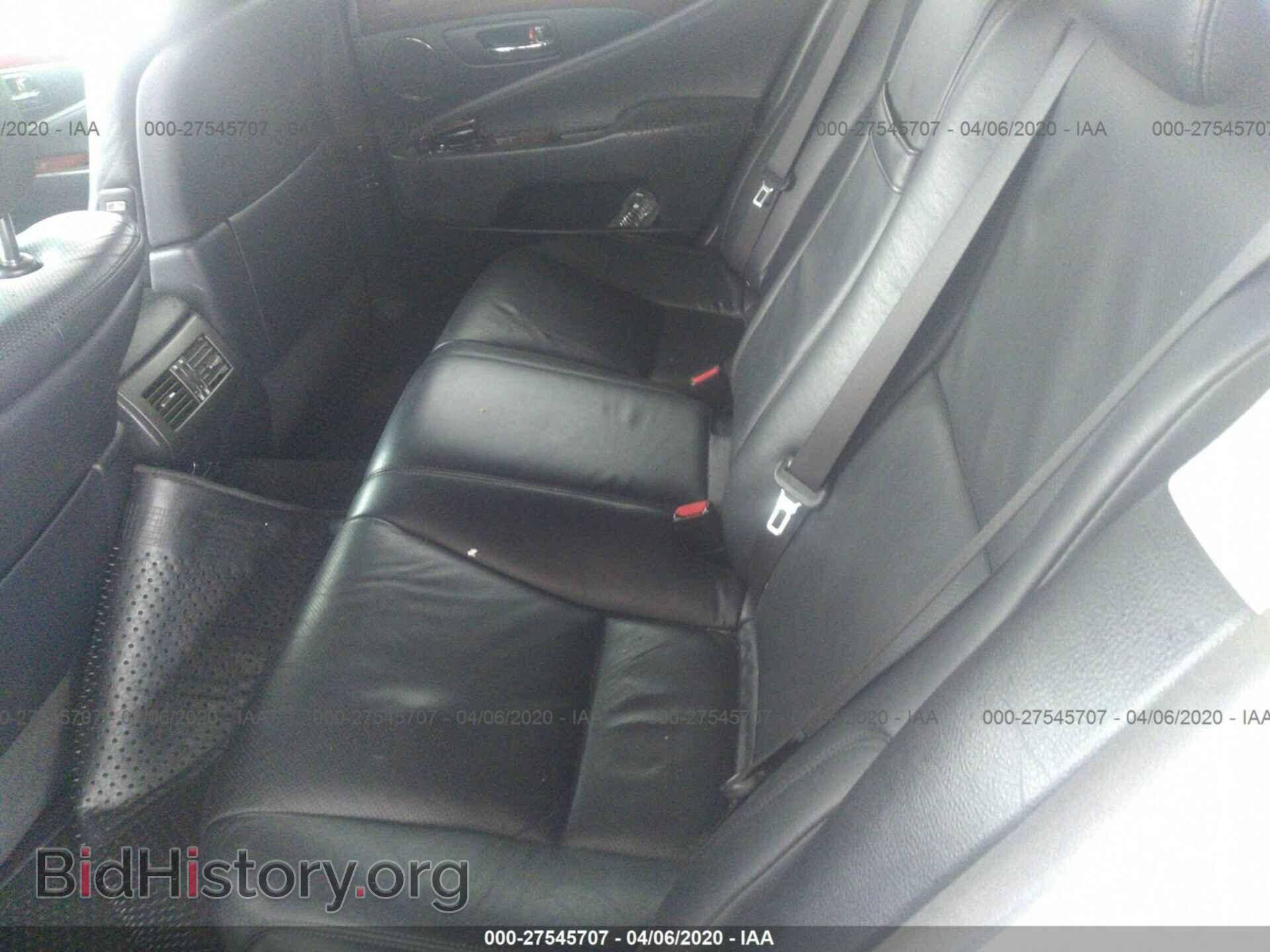 2007 LEXUS LS - VIN: JTHBL46F675035138 - Photo 8