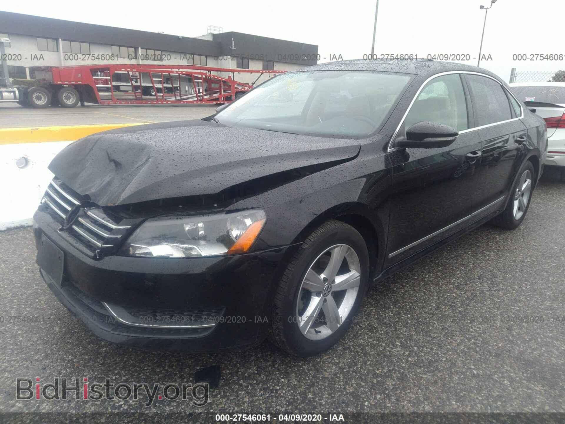 2012 VOLKSWAGEN PASSAT - VIN: 1VWBP7A30CC034395 - Фото 2