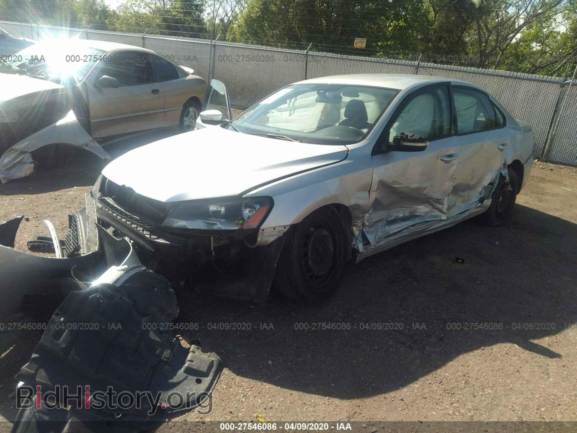 2014 VOLKSWAGEN PASSAT - VIN: 1VWAP7A31EC021542 - Photo 2