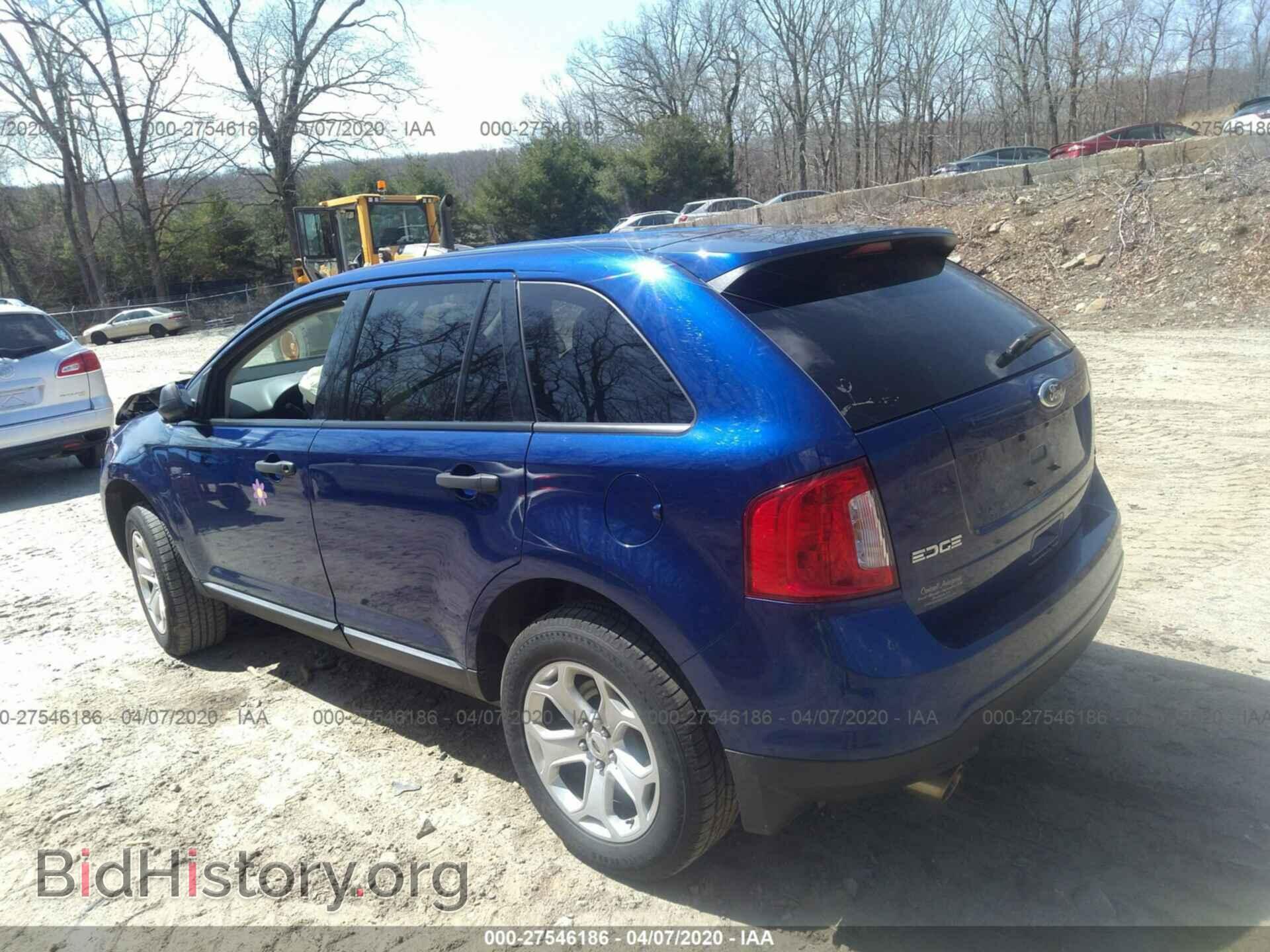 2014 FORD EDGE - VIN: 2FMDK4GC6EBA00606 - Фото 3