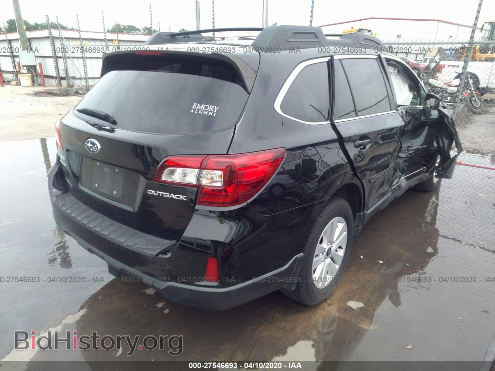 2015 SUBARU OUTBACK - VIN: 4S4BSBCC3F3329122 - Фото 4