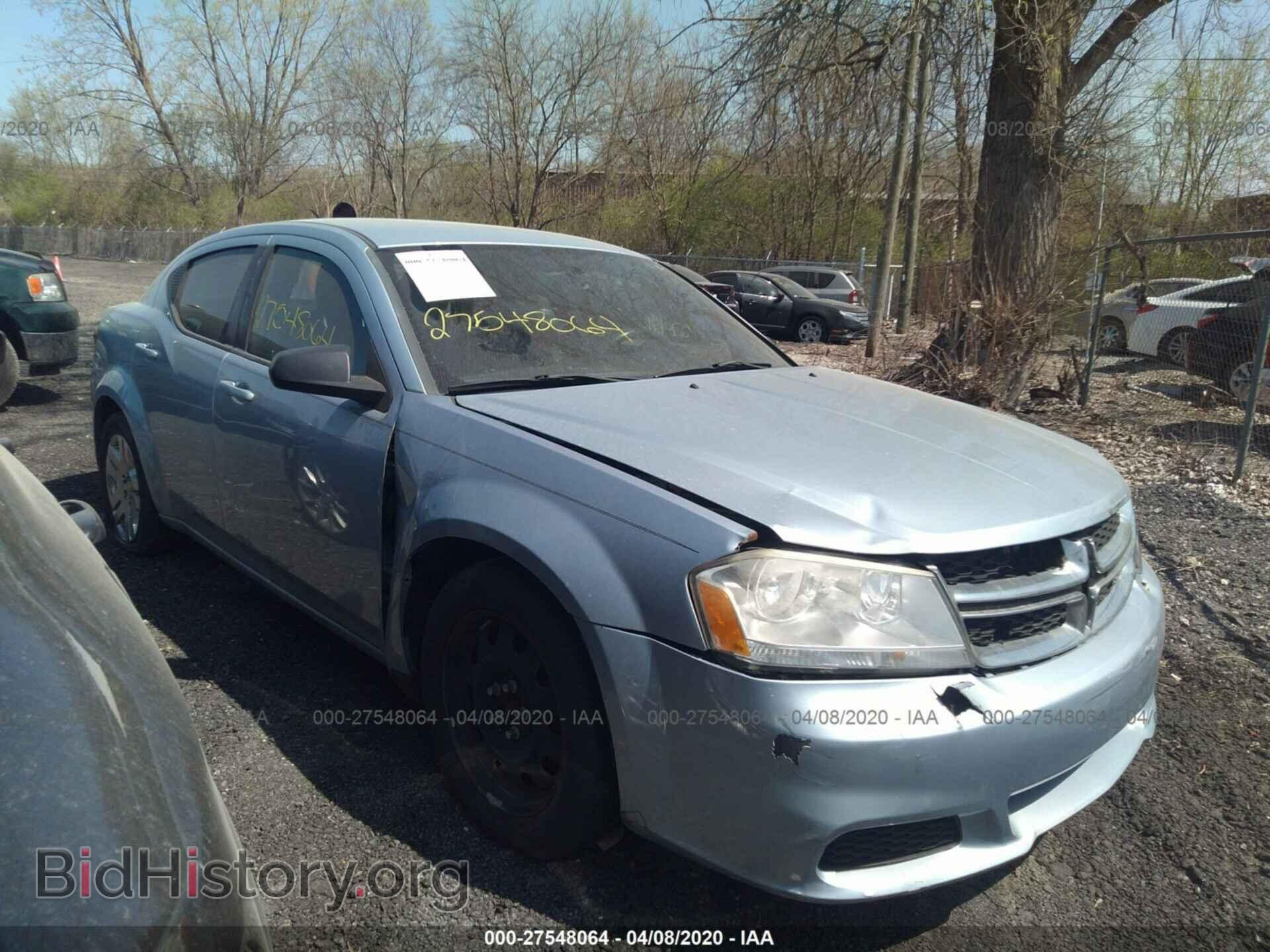 Фотография 1C3CDZAB1DN526253 - DODGE AVENGER 2013