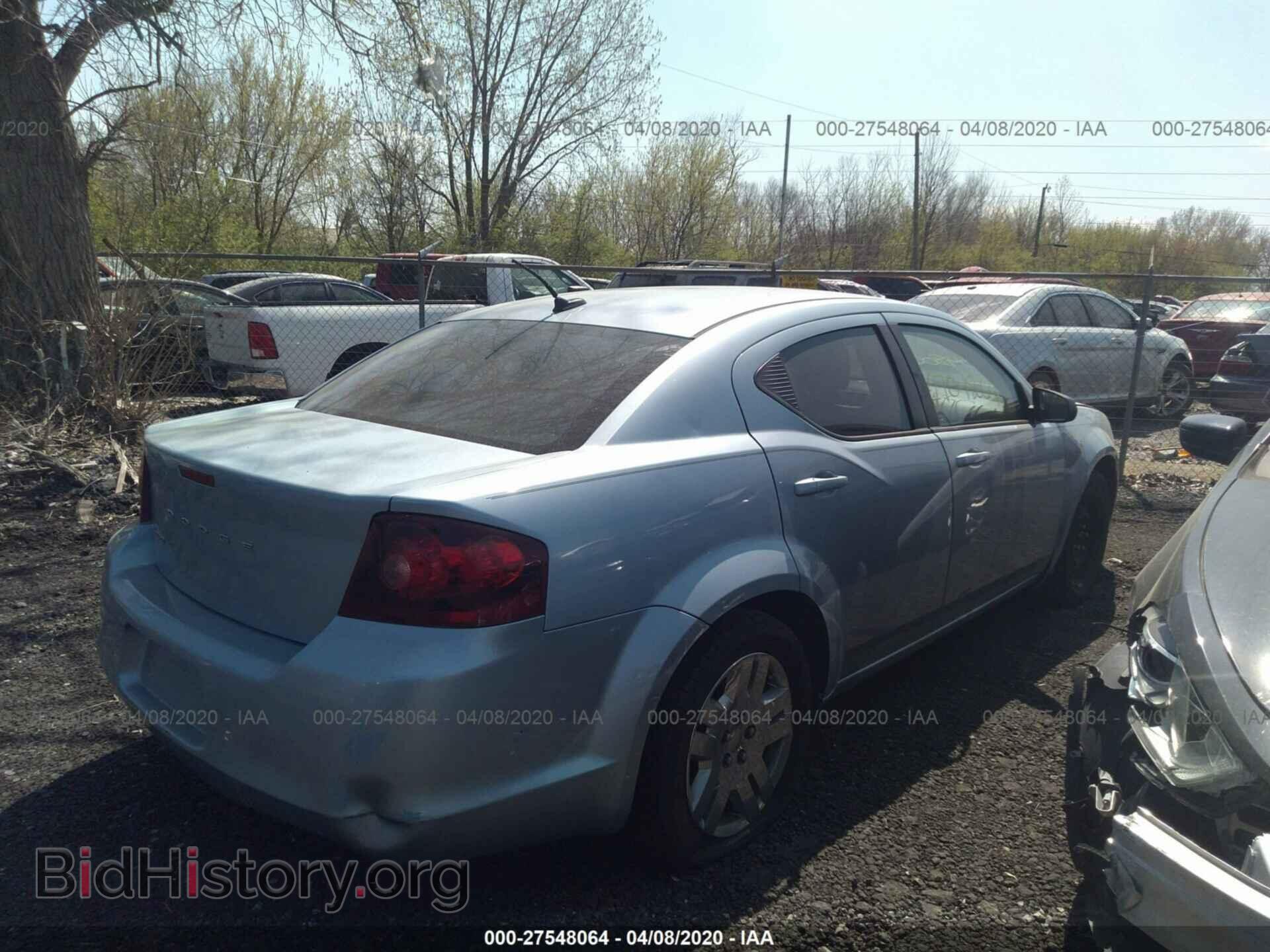2013 DODGE AVENGER - VIN: 1C3CDZAB1DN526253 - Фото 4