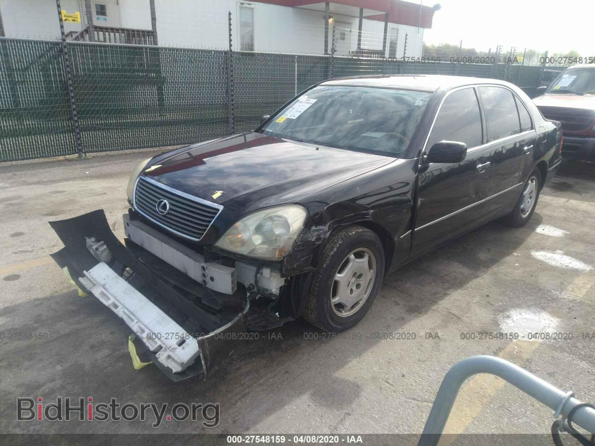 2001 LEXUS LS - VIN: JTHBN30F110002081 - Фото 2
