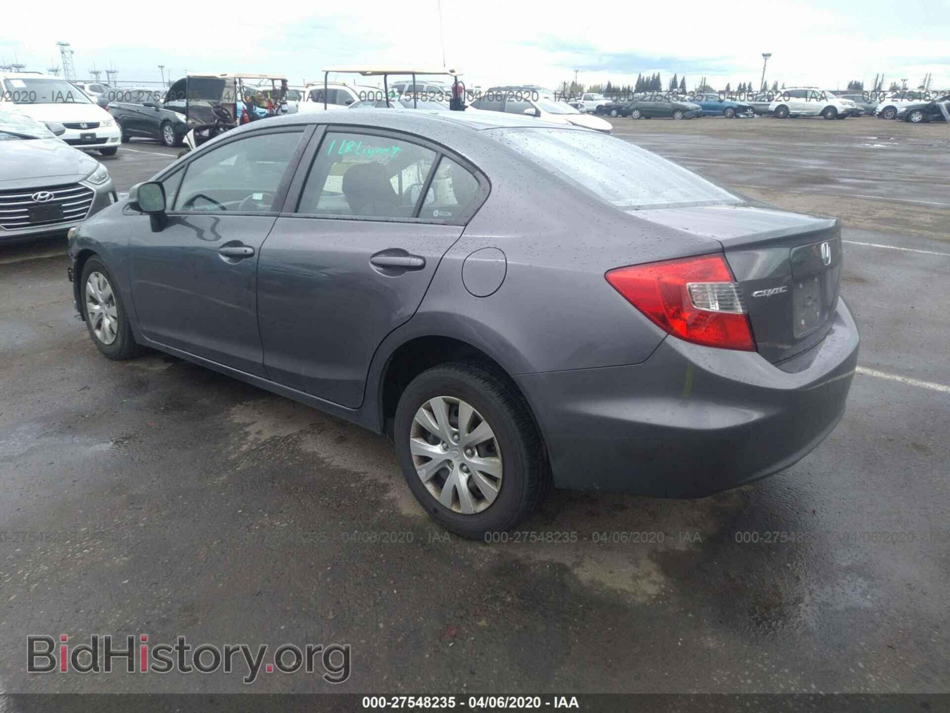2012 HONDA CIVIC - VIN: 2HGFB2F51CH330556 - Фото 3