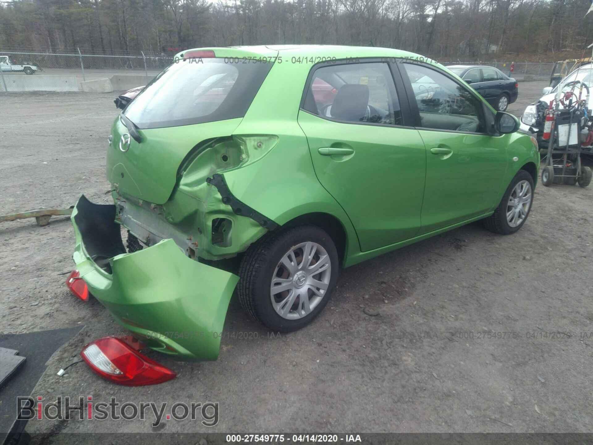 2011 MAZDA MAZDA2 - VIN: JM1DE1HZ8B0127304 - Фото 4