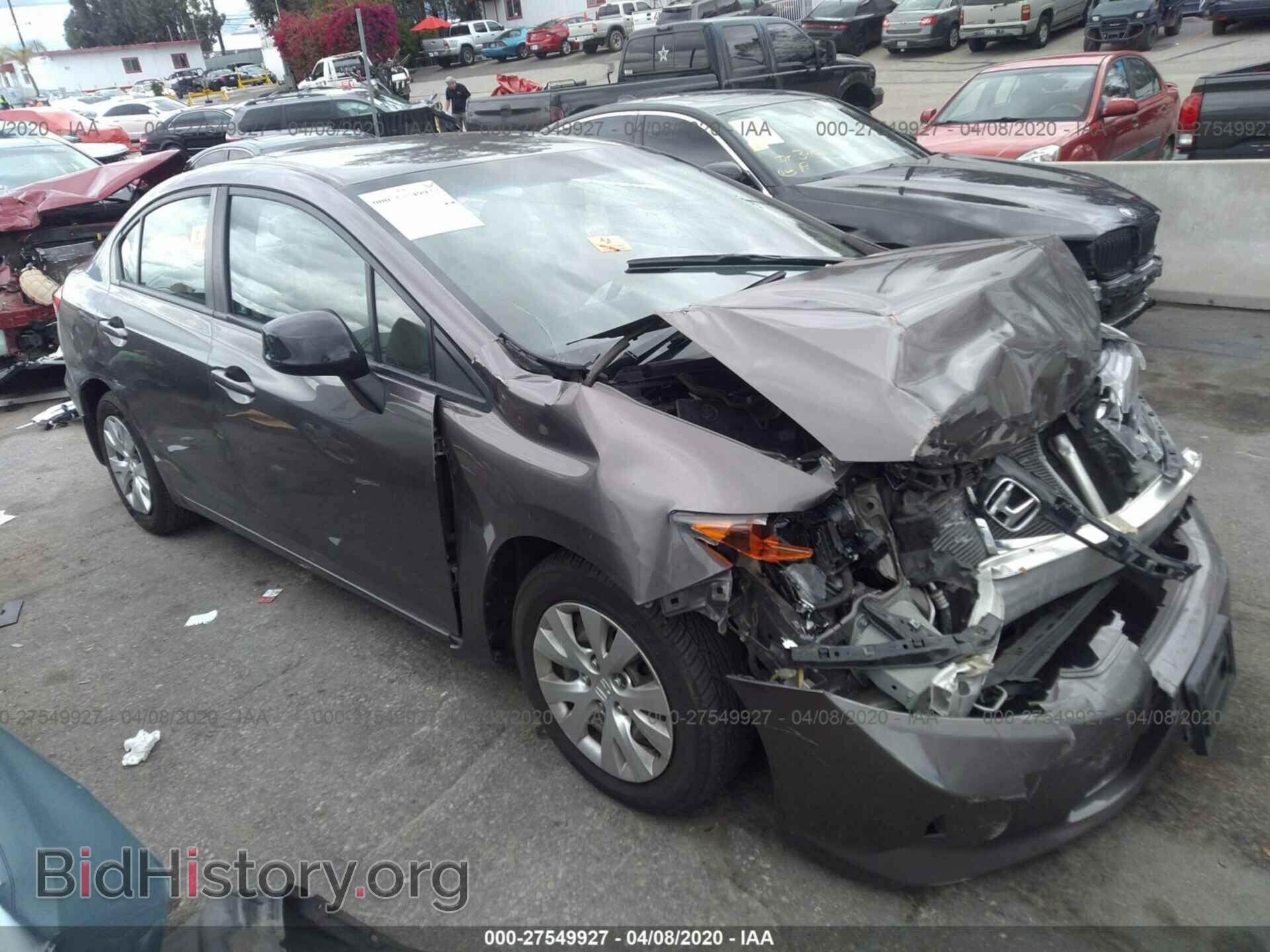 Photo 19XFB2F50CE353630 - HONDA CIVIC 2012