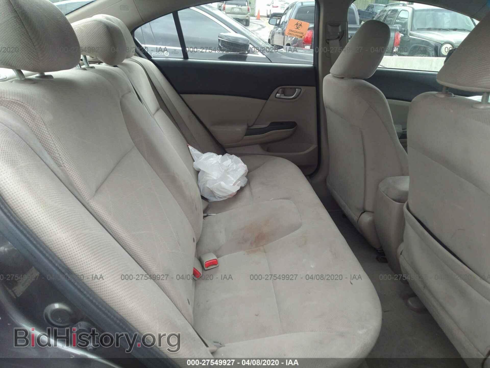 2012 HONDA CIVIC - VIN: 19XFB2F50CE353630 - Фото 8