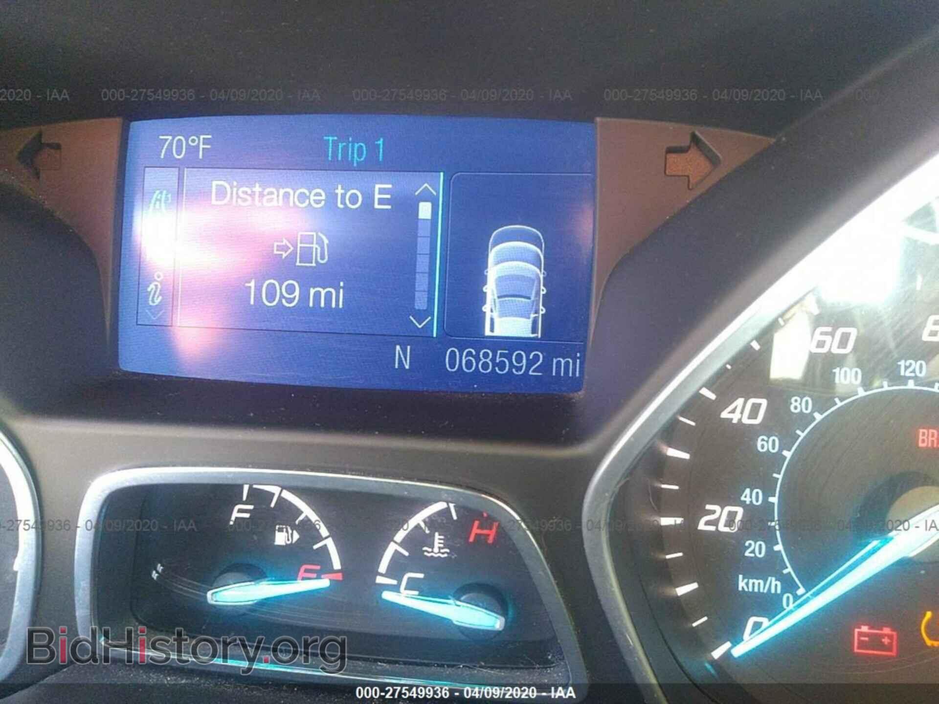2014 FORD ESCAPE - VIN: 1FMCU0GX4EUA71105 - Фото 7