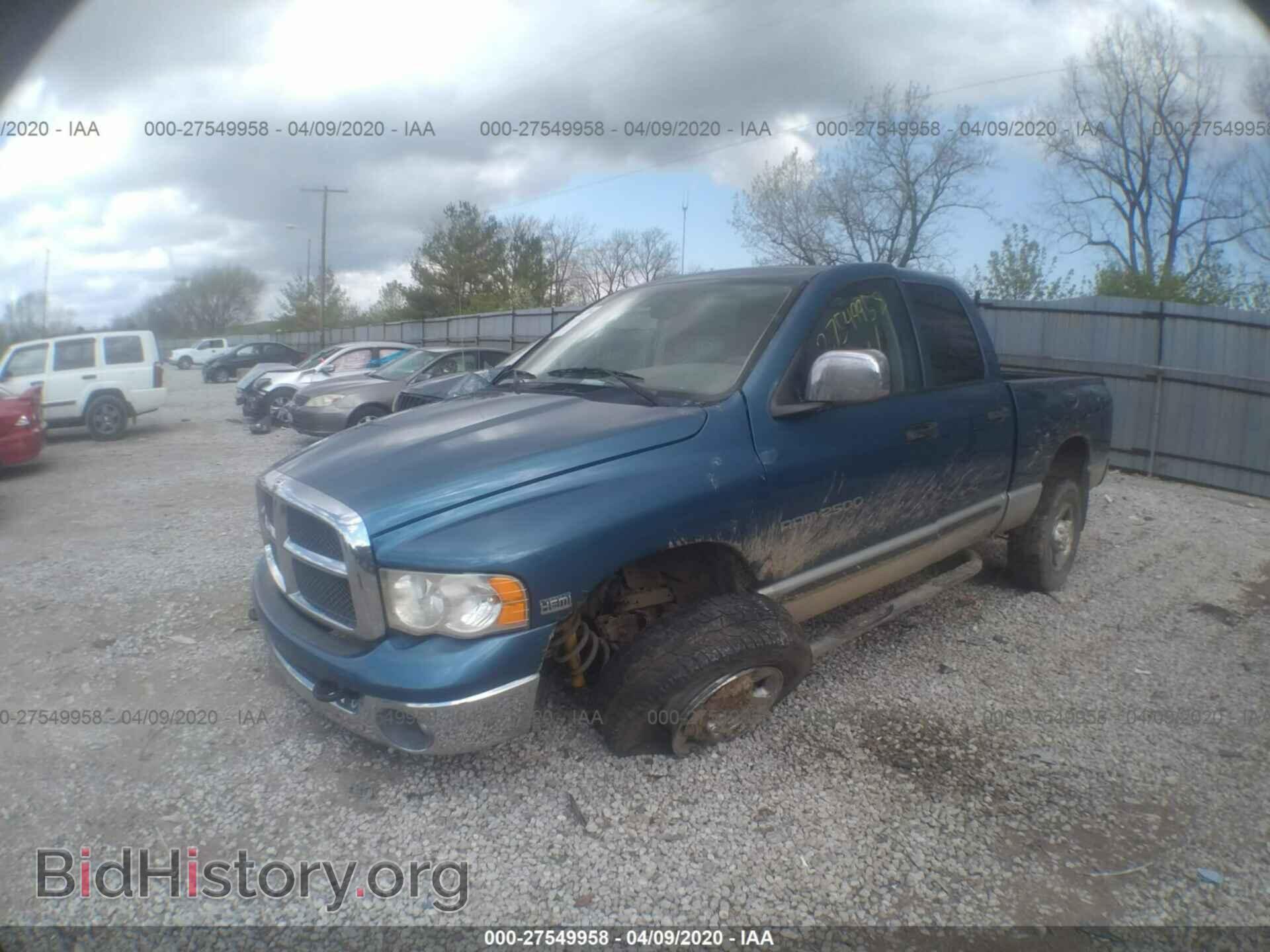 2003 DODGE RAM 2500 - VIN: 3D3KU28D13G739613 - Фото 2